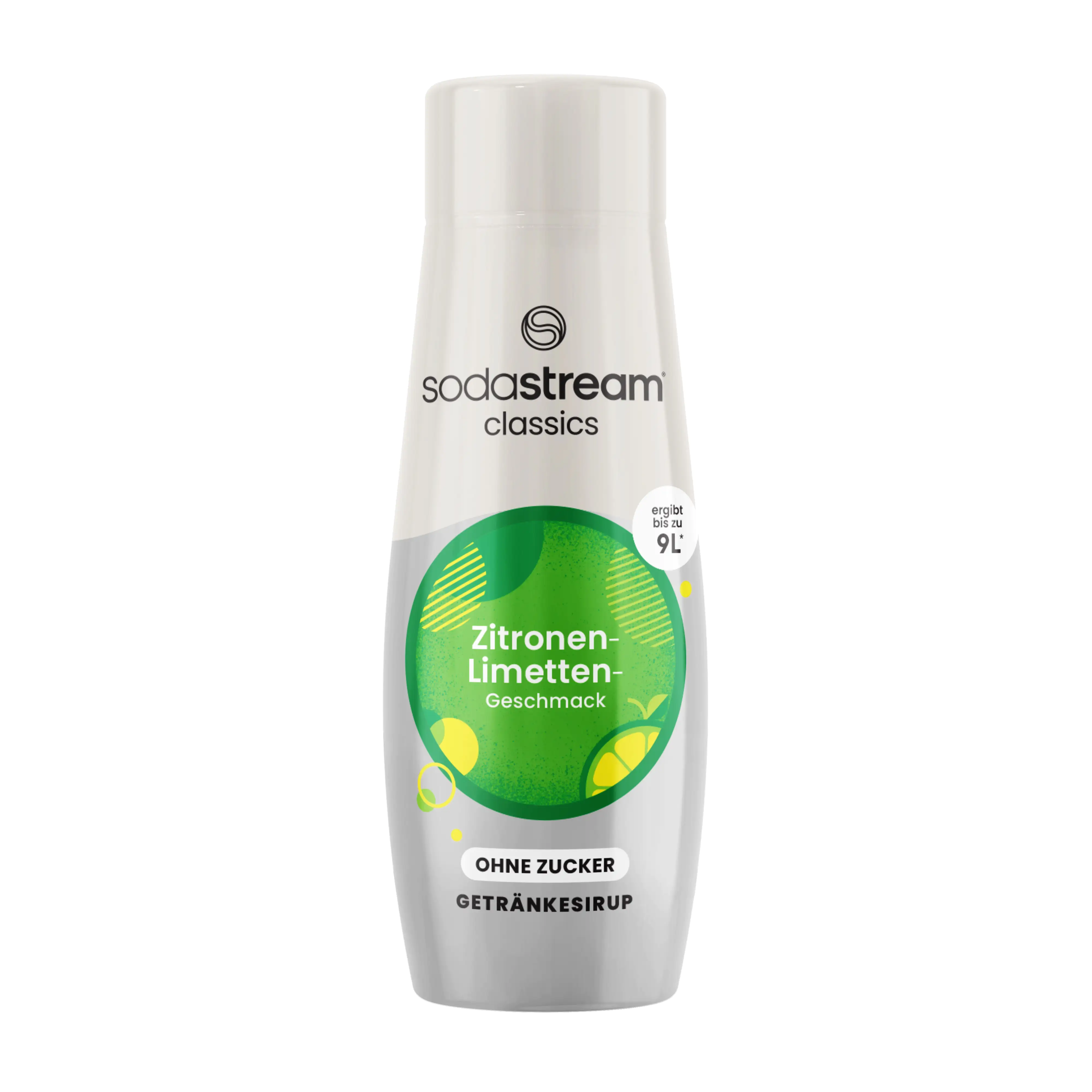 Sodastream Sirup Zitrone-Limette ohne Zucker, 440 ml