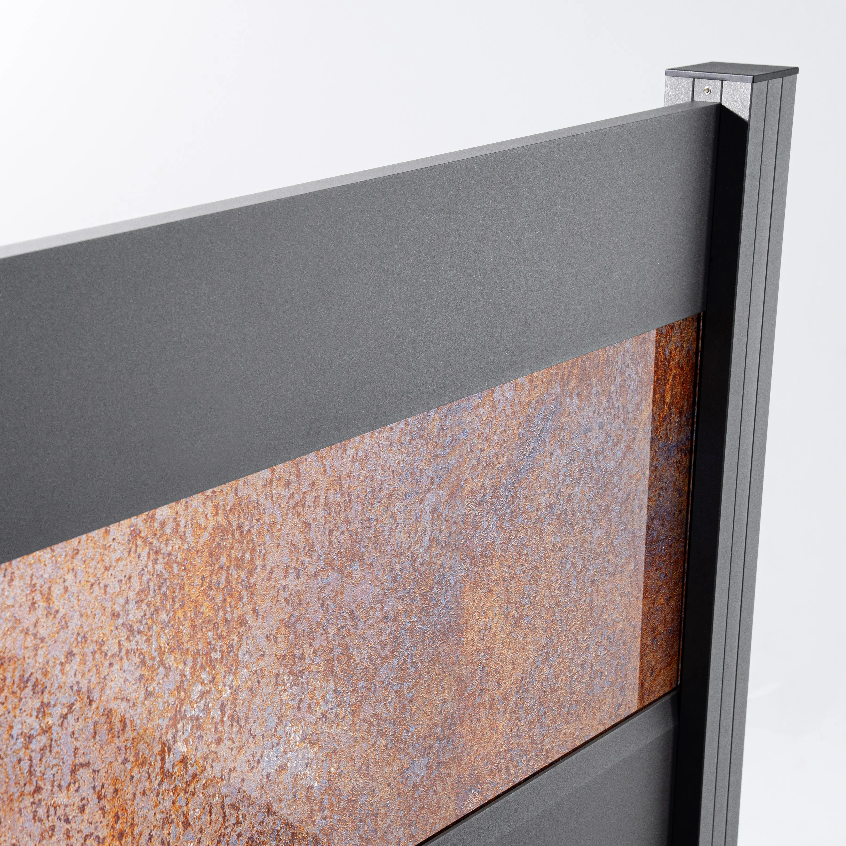 Ambiente Alu-Zaun Grundset Paneel 150 grau 187 x 124,2 cm Ambiente Alu-Zaun Grundset Paneel 150 grau 187 x 124,2 cm