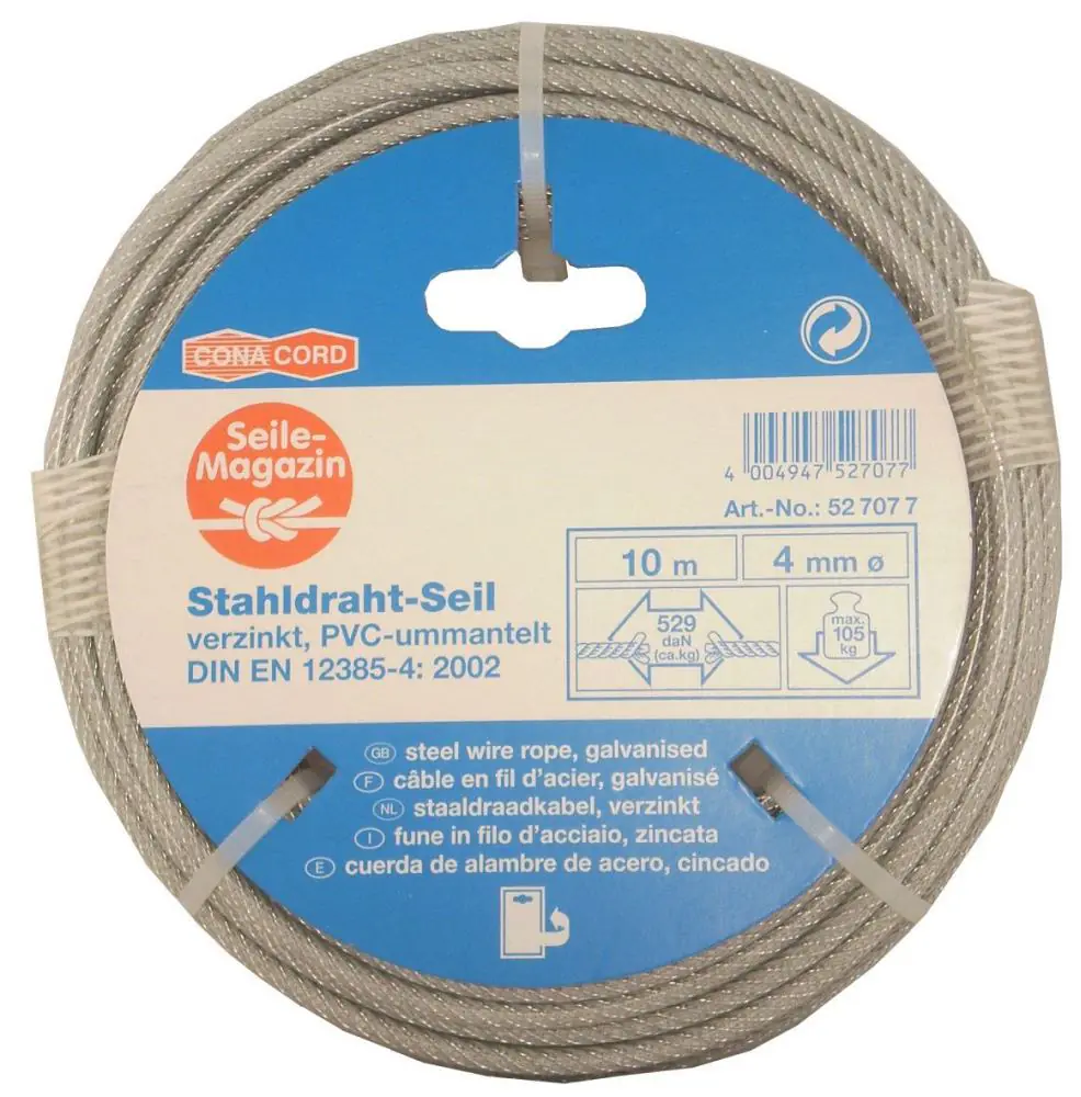 Conacord Drahtseil Ø 4 mm x 10 m