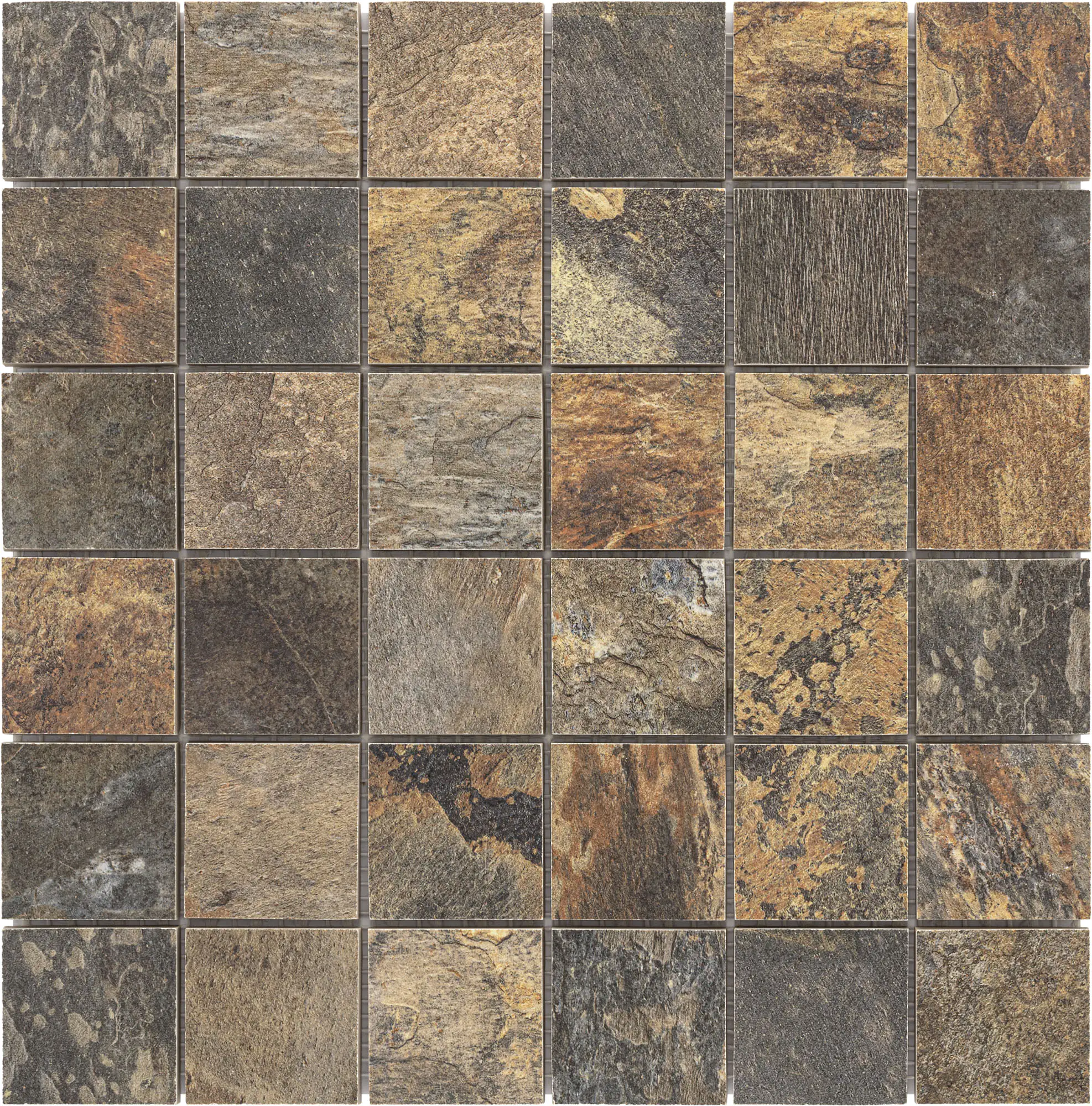 Mosaikfliese Stone Art 30 x 30 cm multicolor Steinmaß: ca. 4,8 x 4,8 cm