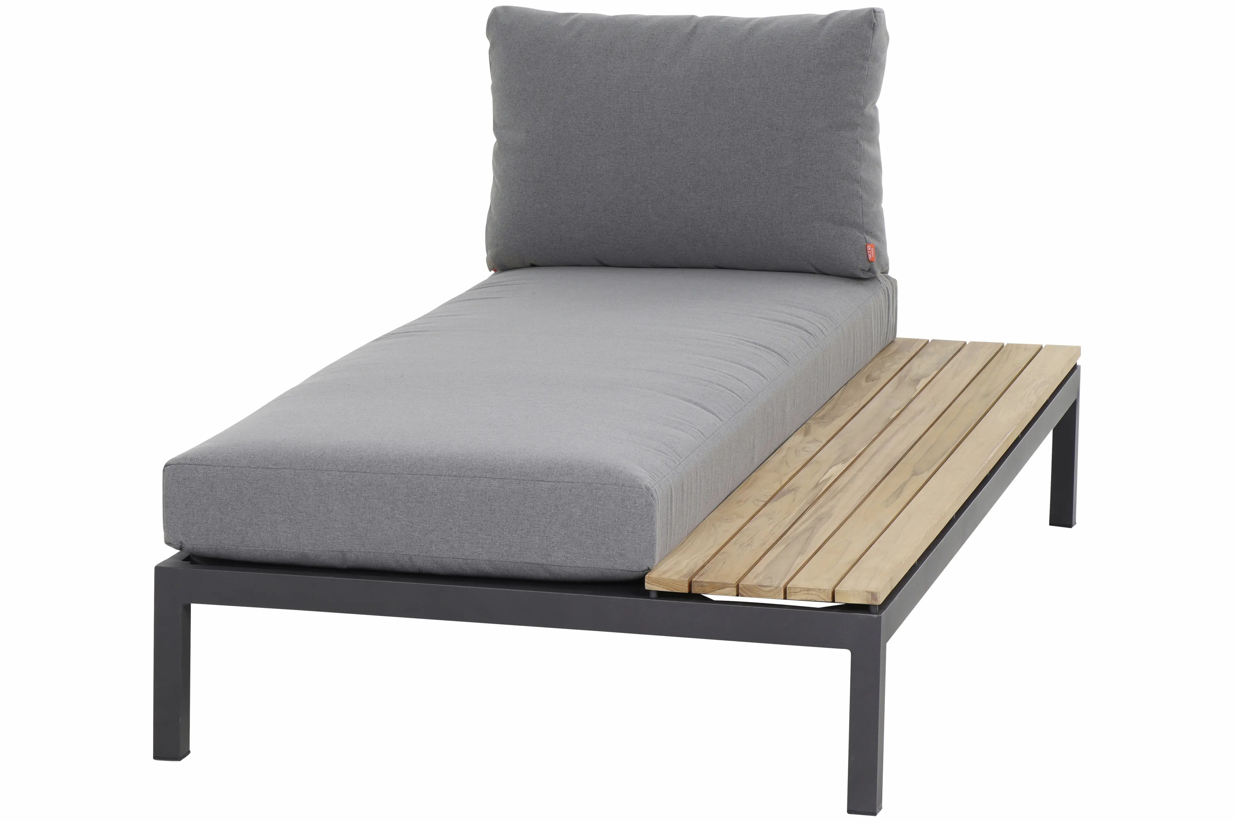 Siena Garden Gartenmöbel-Set Alvida Aluminium/Holz inkl. Kissen 7-tlg.