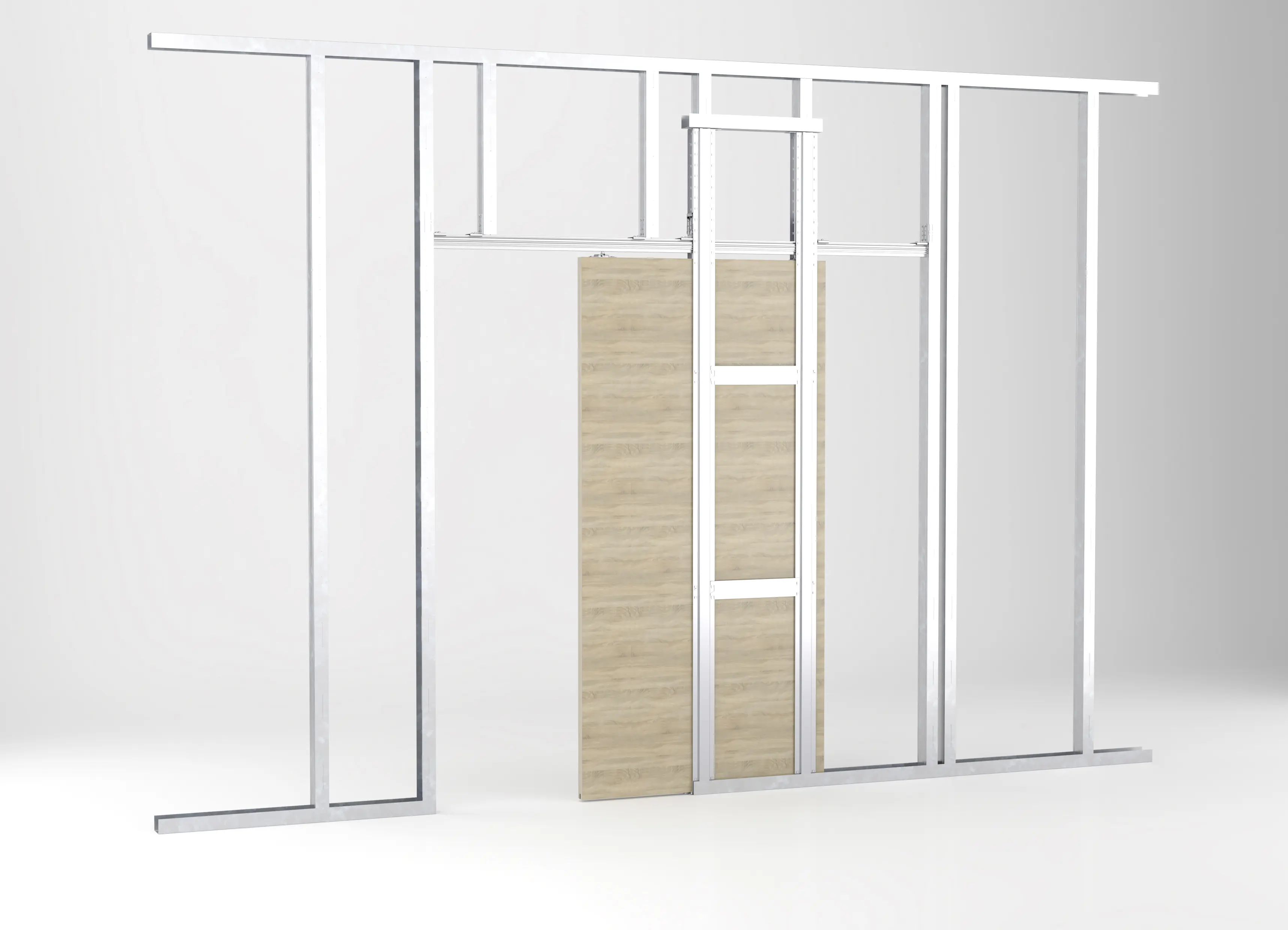 Knauf Schiebetürsystem Pocket Kit Easy Standard für Holz- und Glastürblatt CW 100 Knauf Schiebetürsystem Pocket Kit Easy Standard für Holz- und Glastürblatt CW 100