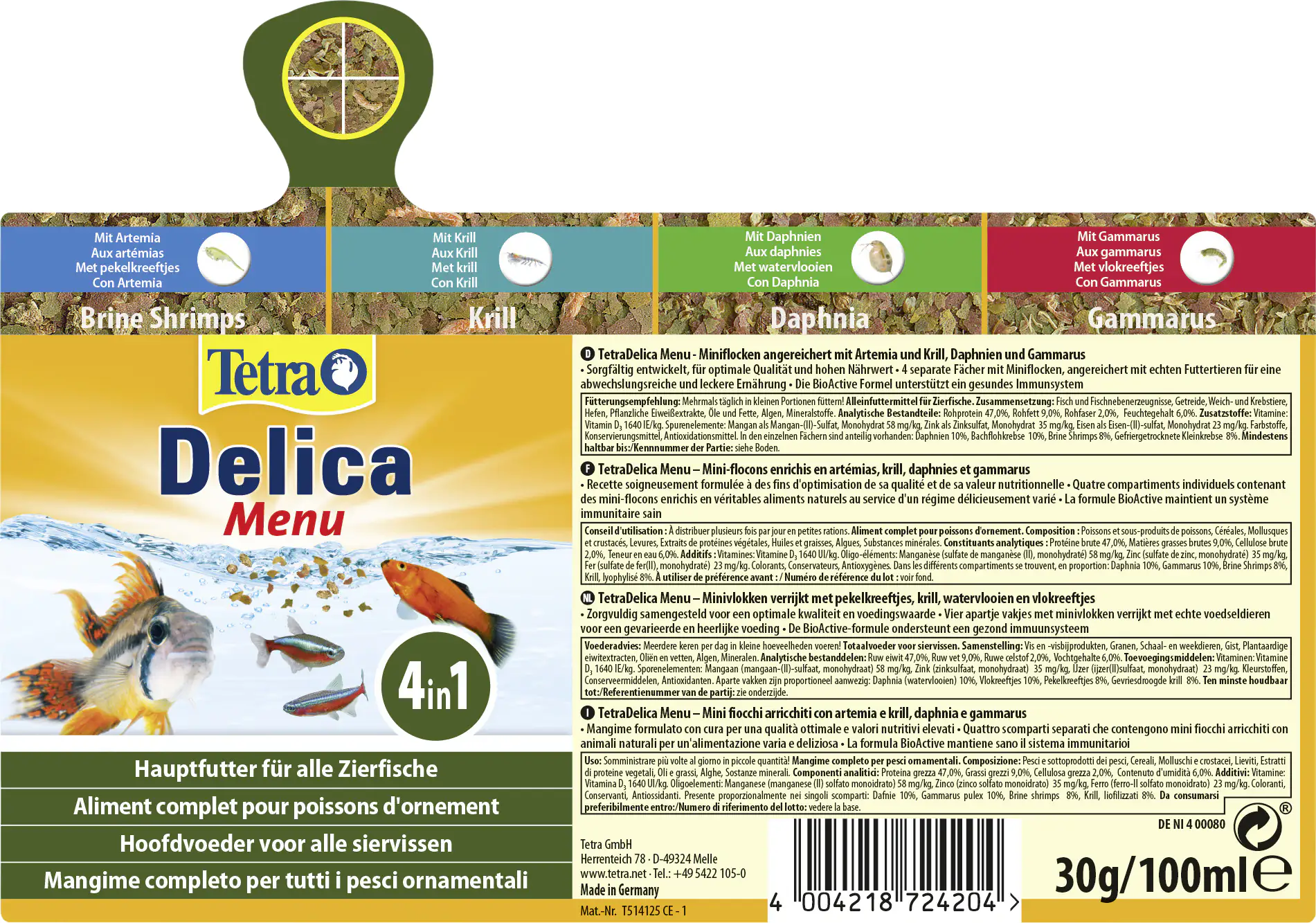 Tetra Delica Menu 100 ml