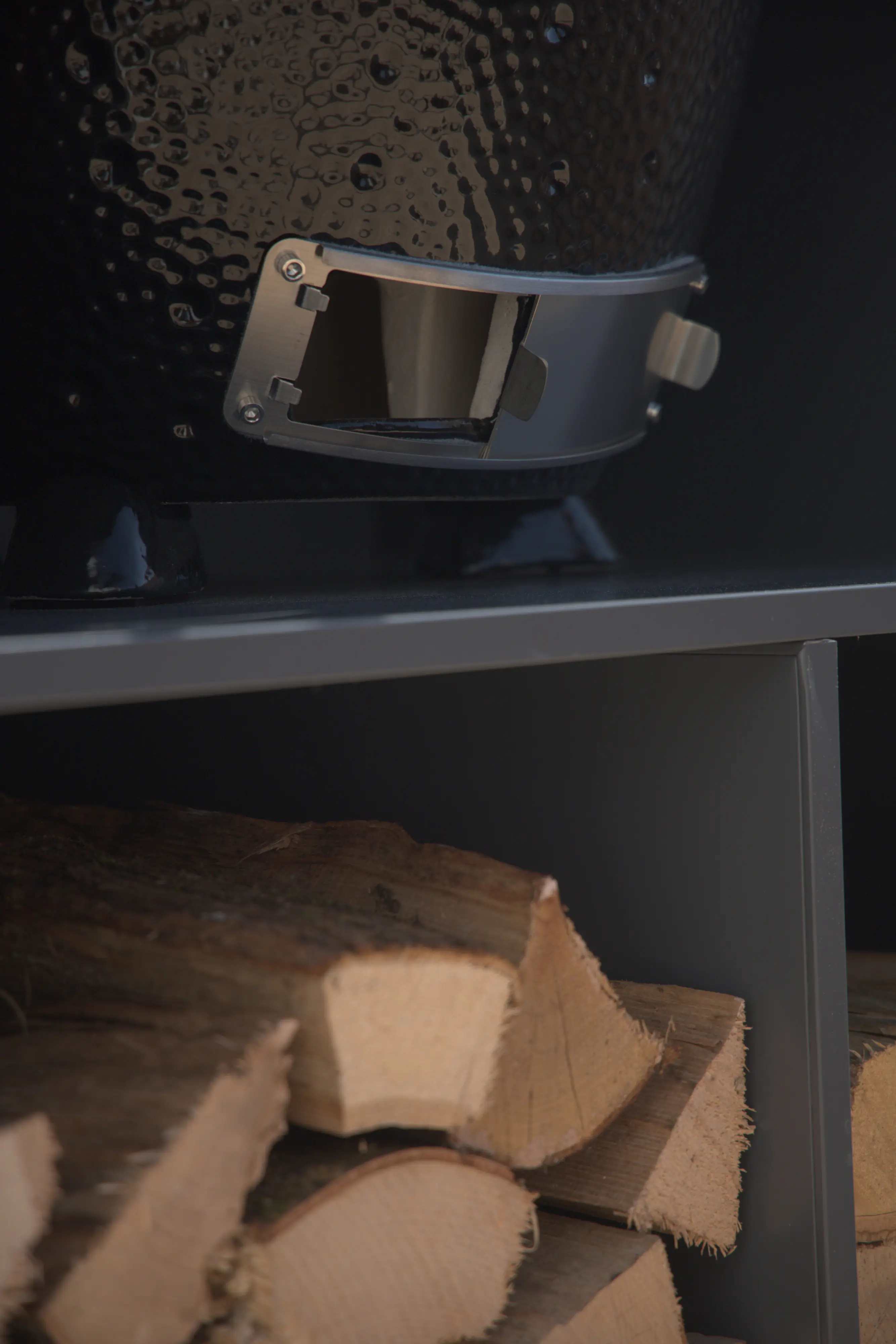 Bellano Living Element für Outdoorküchen inkl. Kamado Grill anthrazit Bellano Living Element für Outdoorküchen inkl. Kamado Grill anthrazit