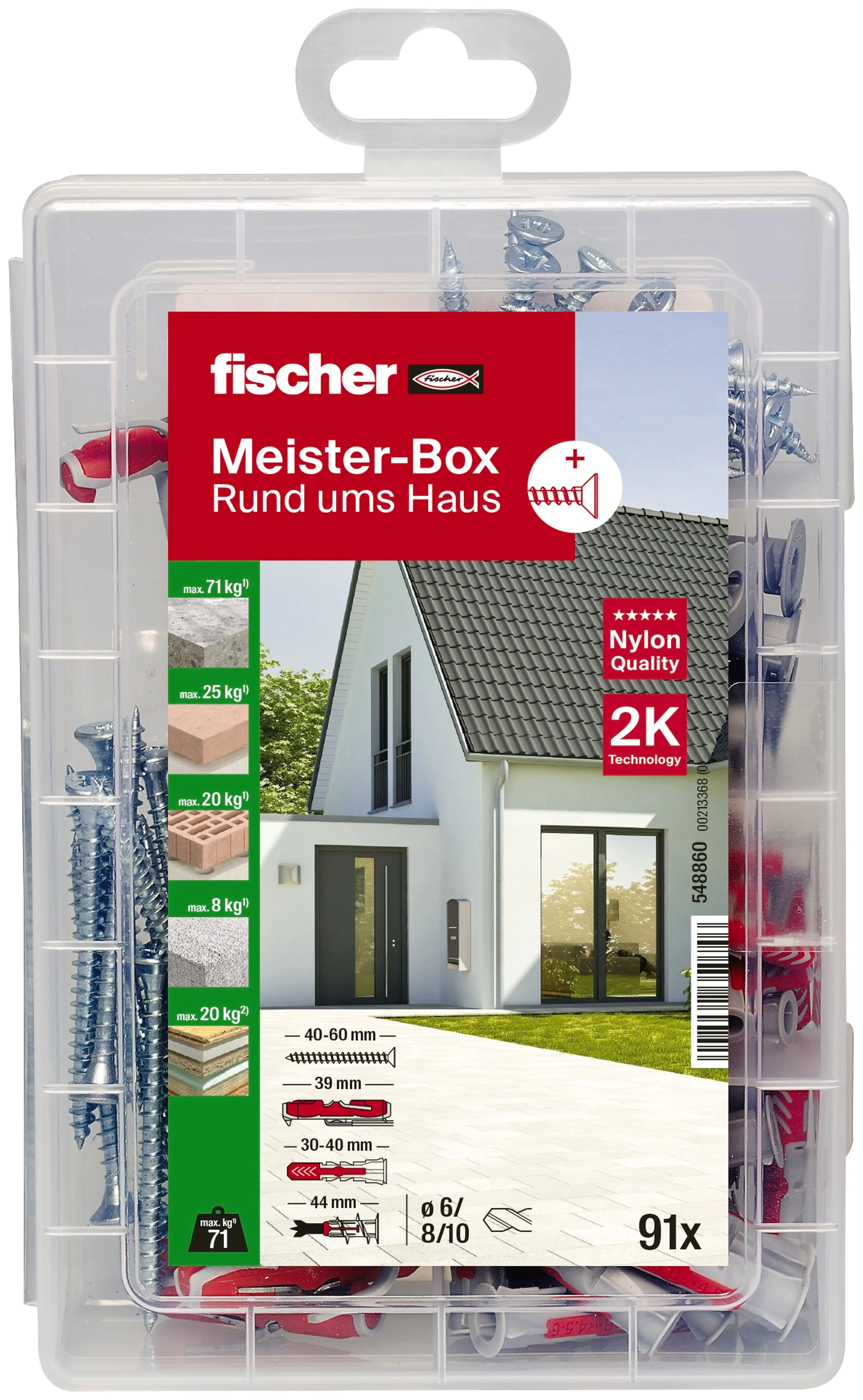 Fischer Meister-Box DuoLine - 91 Stück Fischer Meister-Box DuoLine - 91 Stück