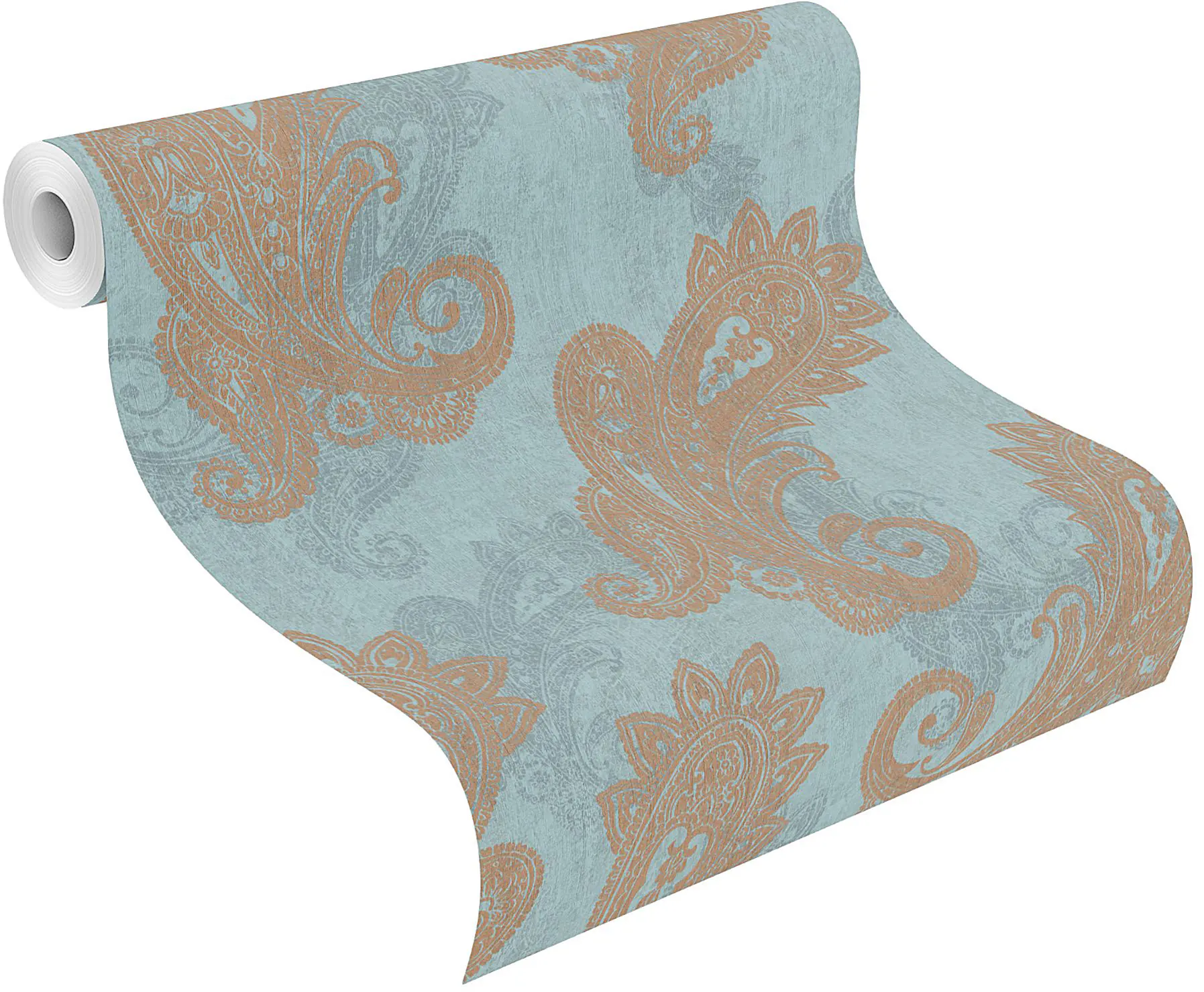 Rasch Vliestapete 746440 Blau-Hellblau Muster & Motive 10,05 m x 0,53 m