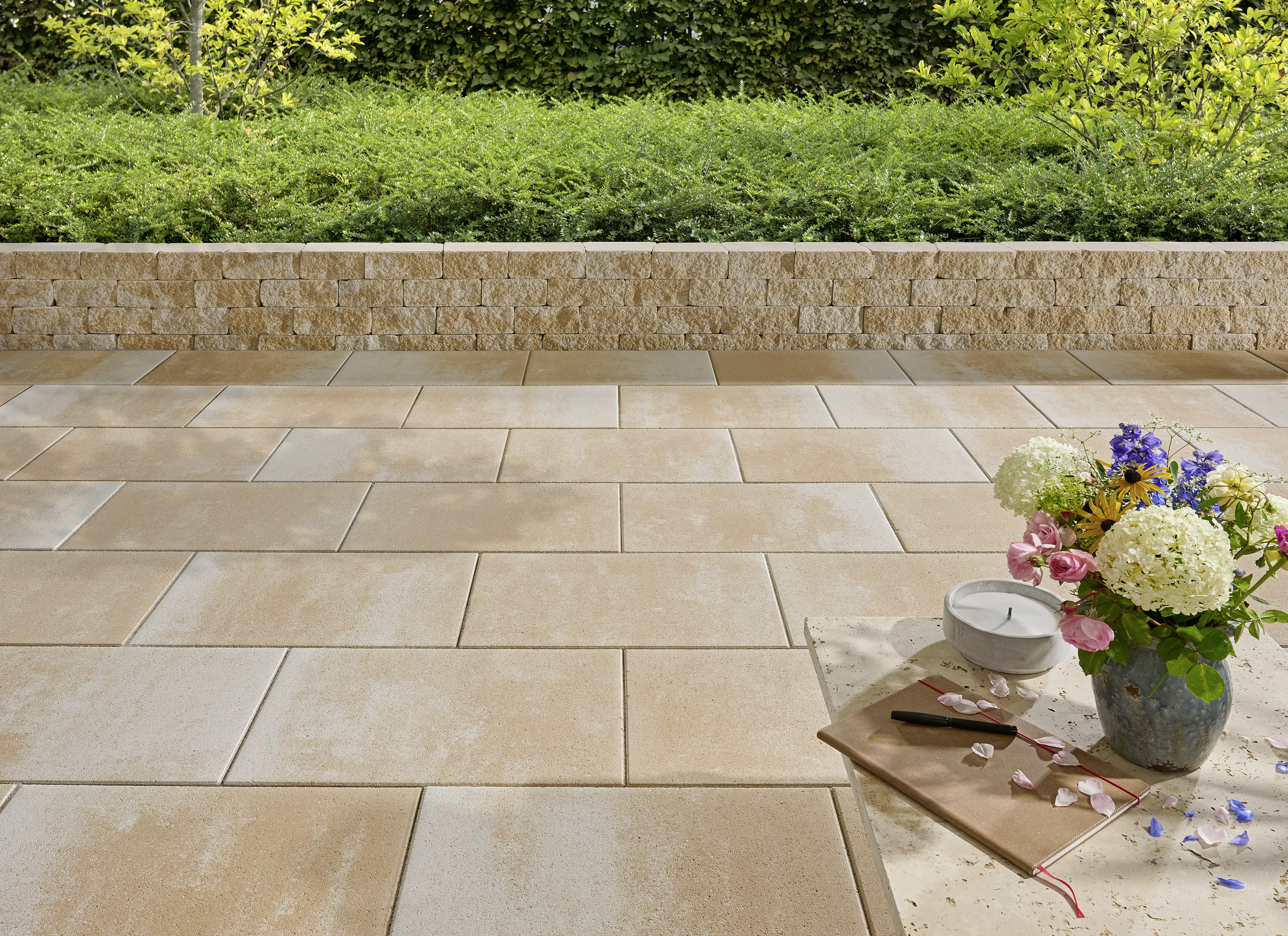 Kann Platte Verona 60 x 40 x 5 cm sandsteingelb