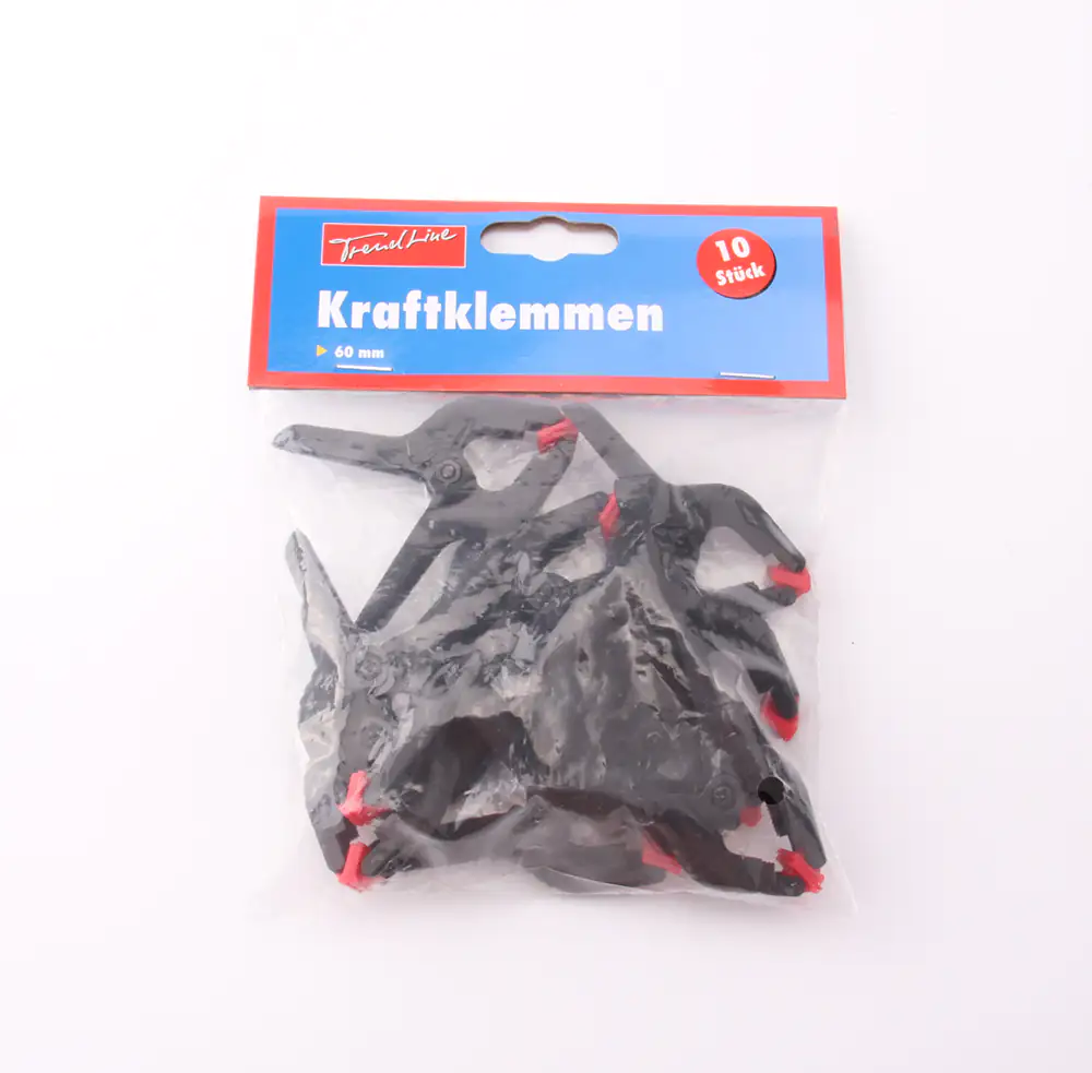 TrendLine Kraftklemmen 6 cm 10-teilig