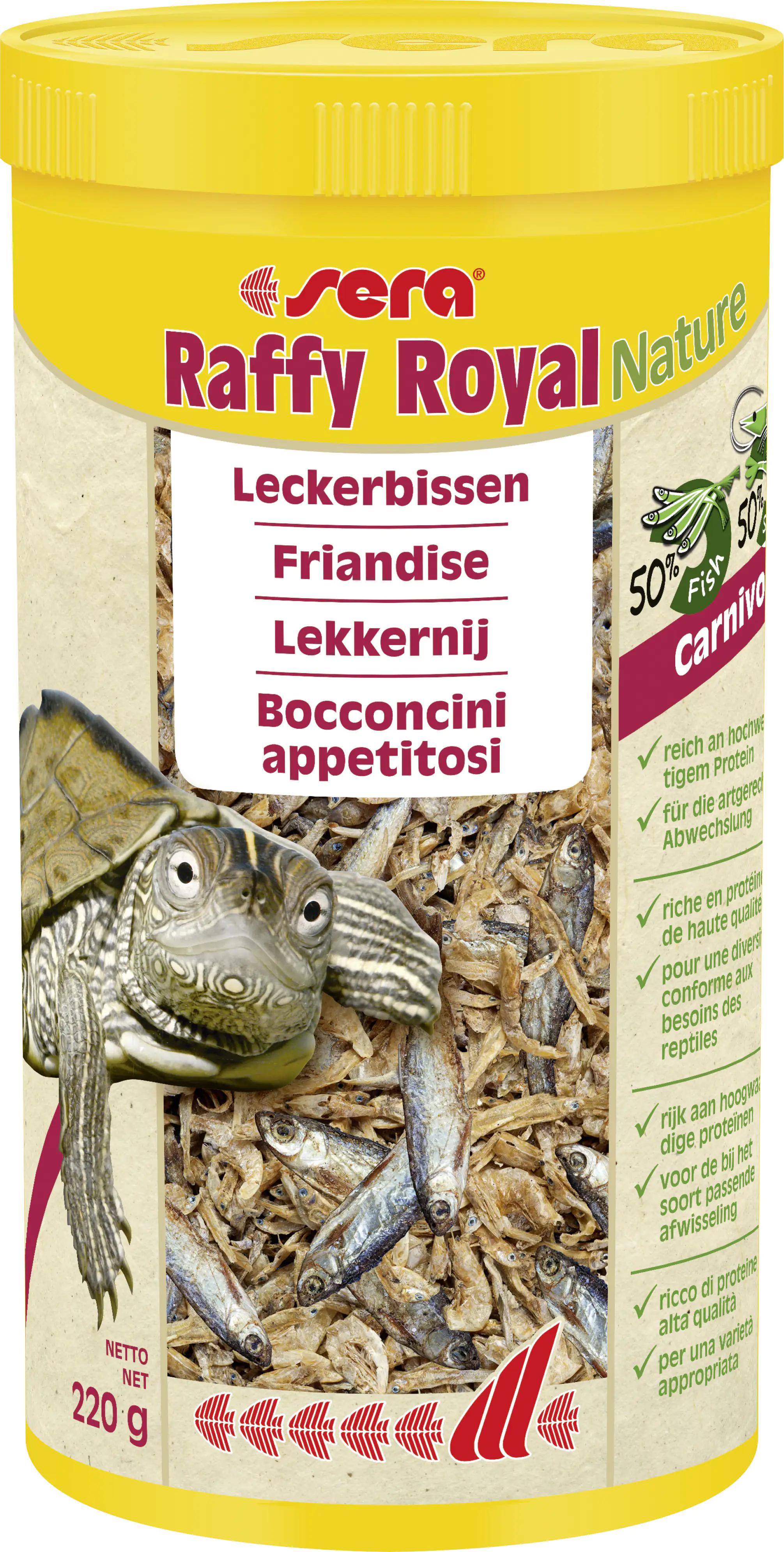 Sera Schildkrötenfutter Raffy Royal 1 L