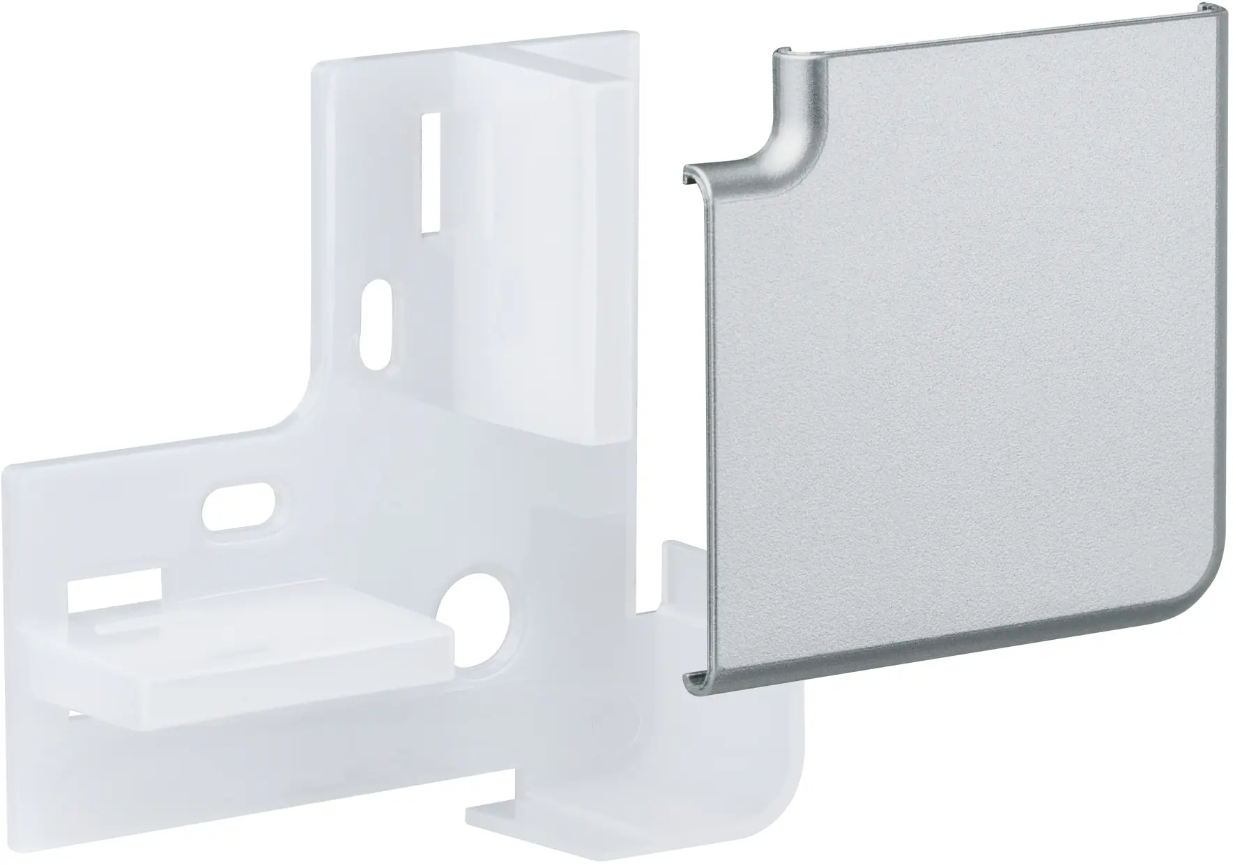 Paulmann Duo Profil 90° Corner 2er Packung alu matt Kunststoff