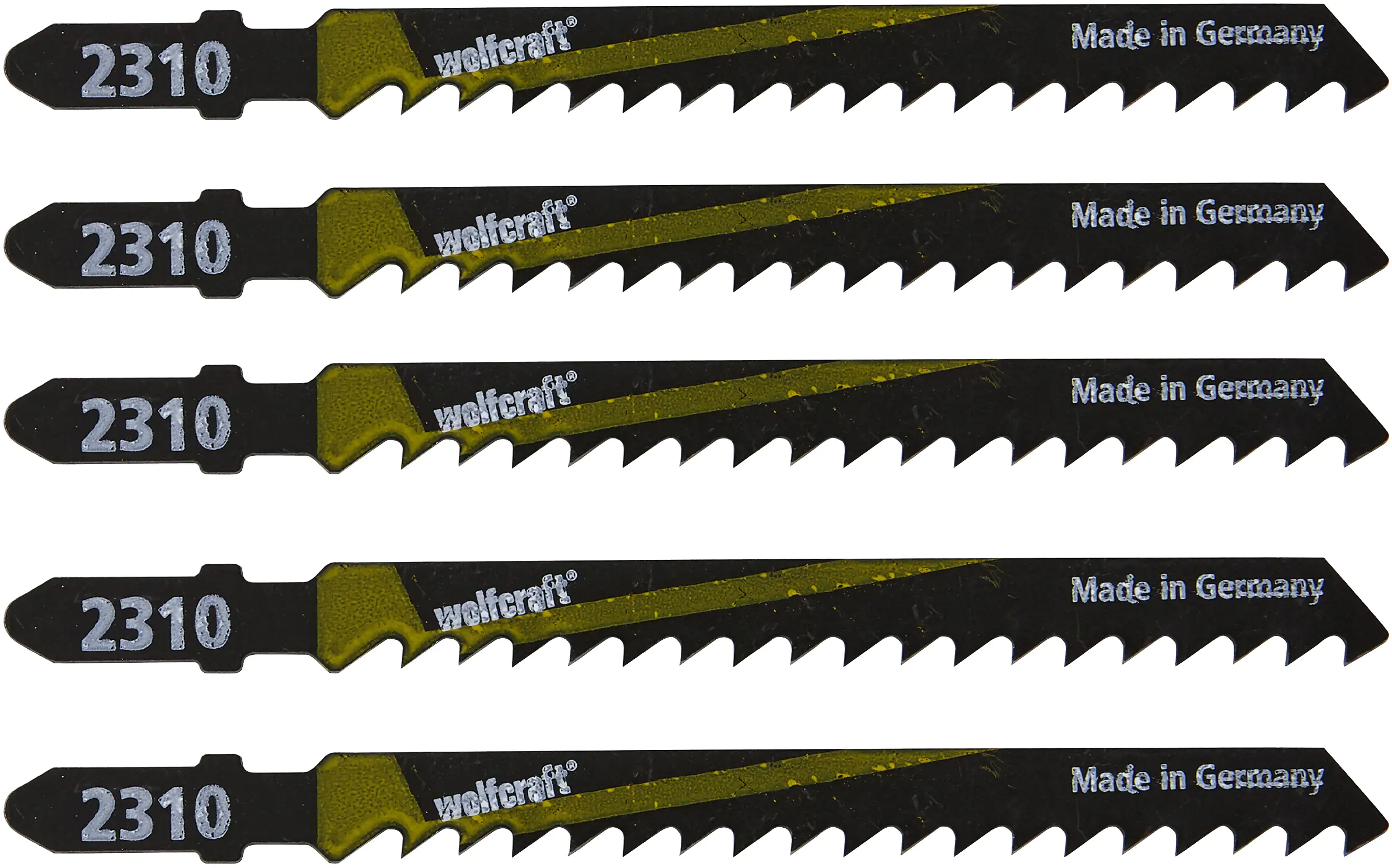 Wolfcraft Stichsägeblätter 2360000 100 mm T-Schaft 5 Stück Wolfcraft Stichsägeblätter 2360000 100 mm T-Schaft 5 Stück