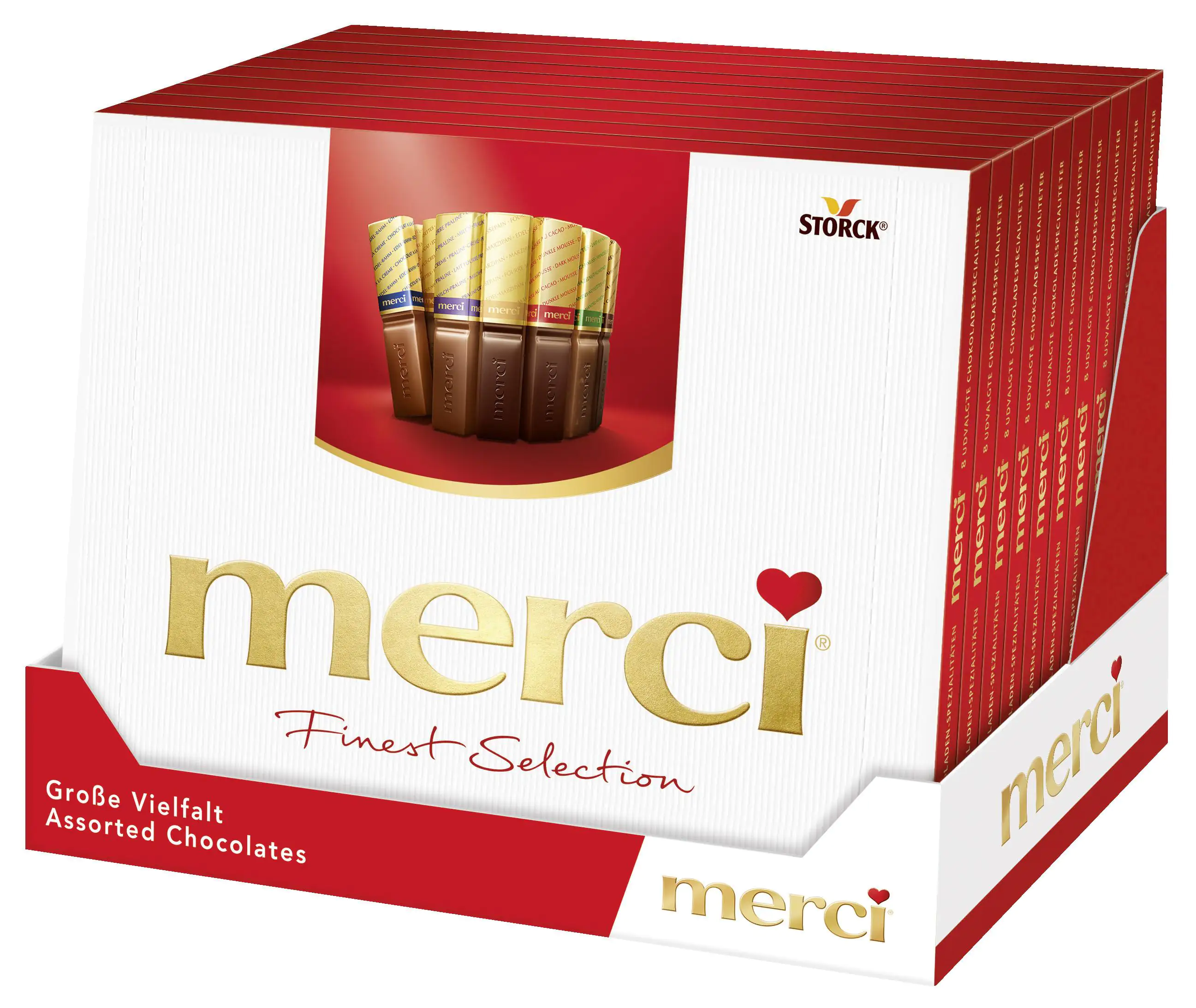 Merci Finest Schokoriegel 10x250 g