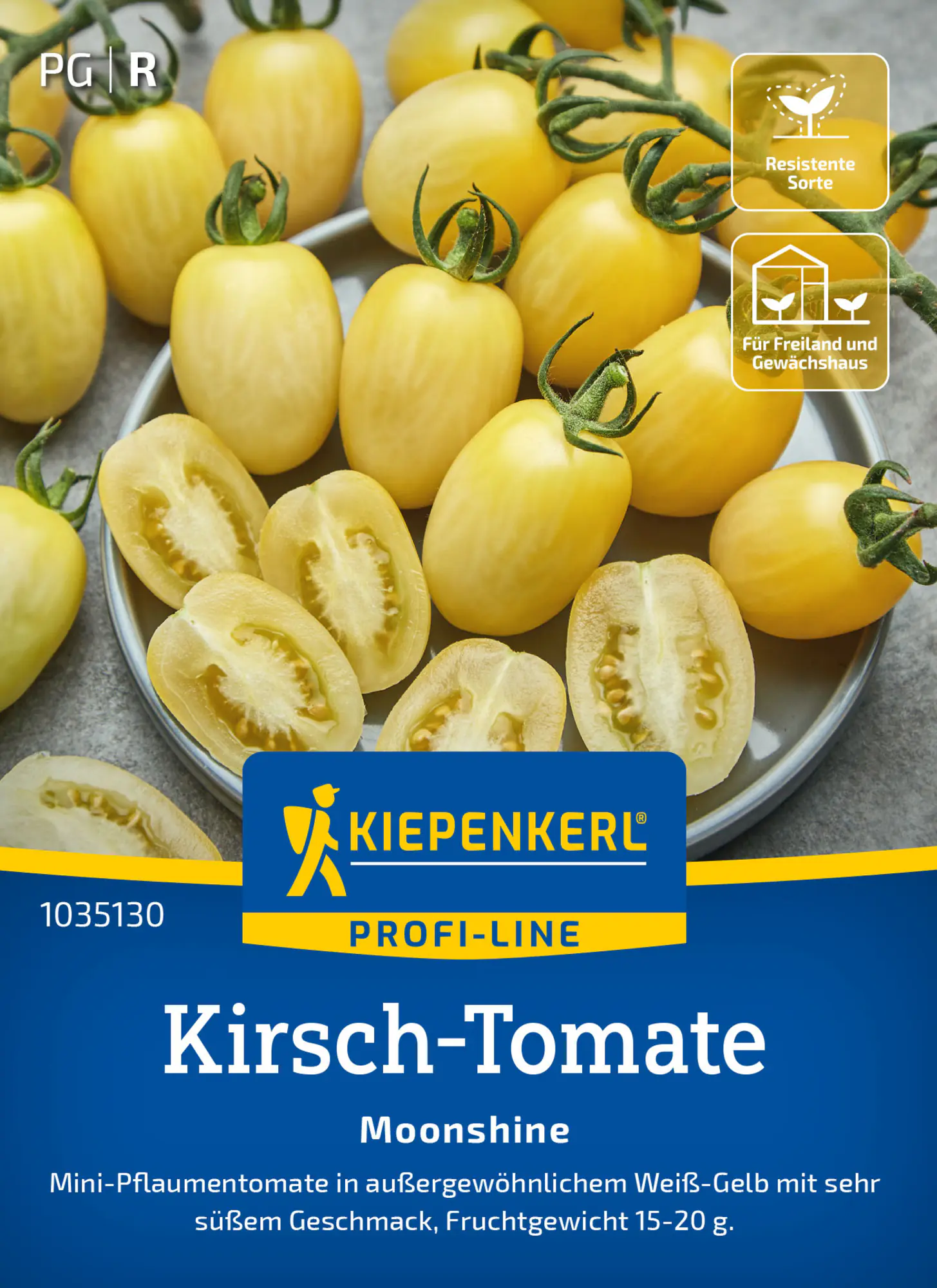 Kiepenkerl Profi-Line Saatgut Kirsch-Tomaten Moonshine für ca. 5 Pflanzen