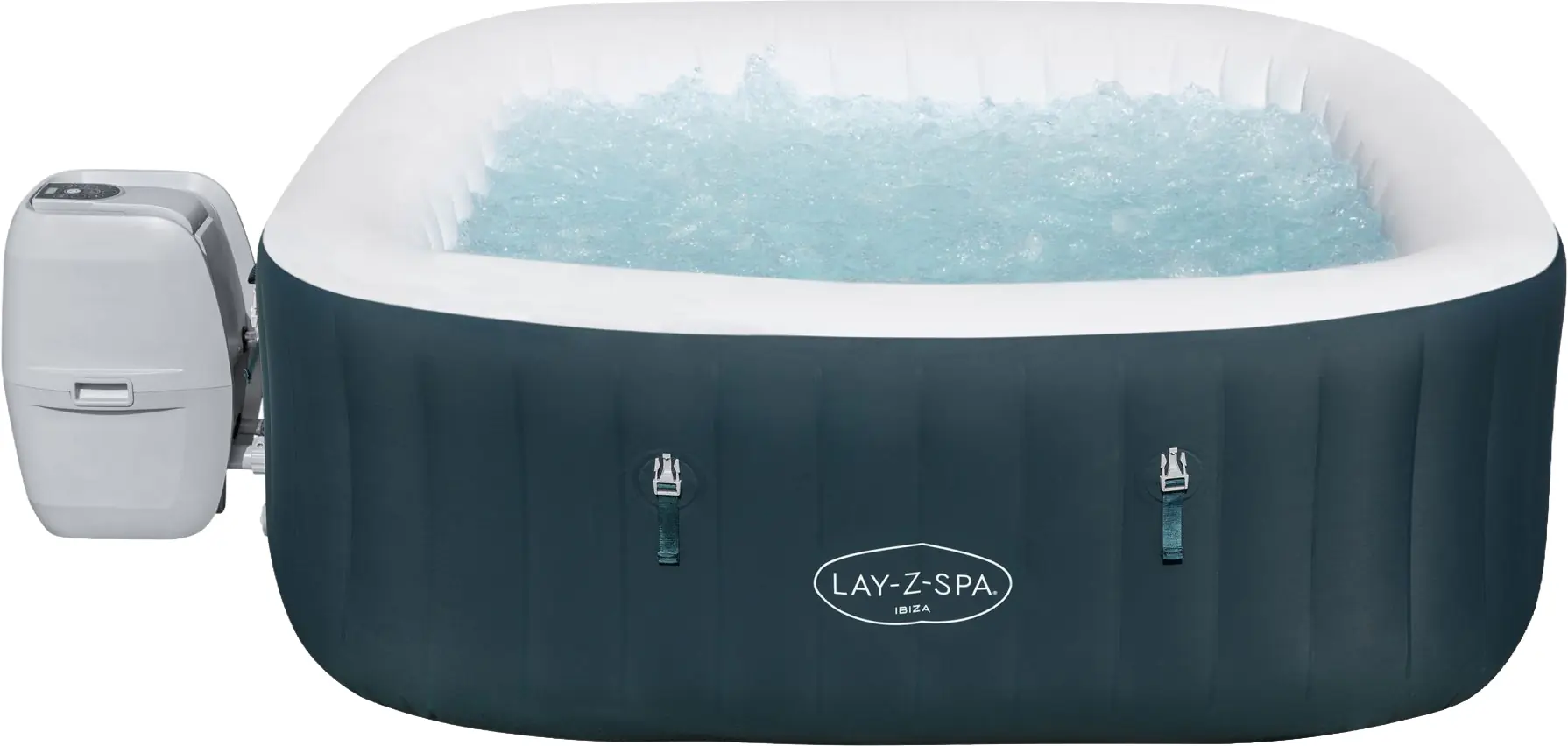Bestway Whirlpool Outdoor für 4 Personen Lay-Z-Spa Ibiza AirJet Ø 180 x 66 cm