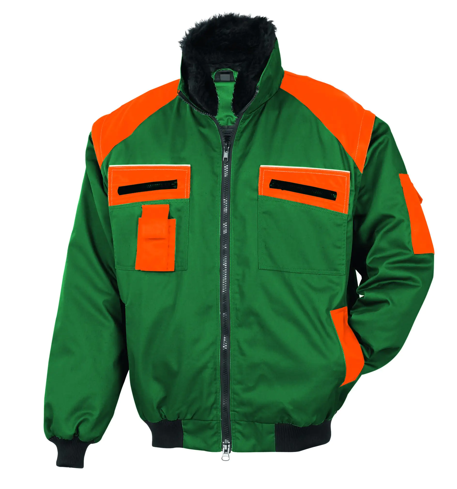 Bullstar Forst-Blouson grün-orange
