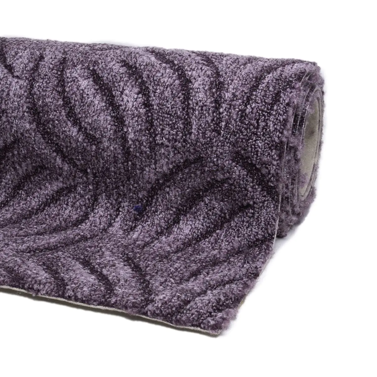 Andiamo Teppichboden Emmy Coupon im Wunschmaß, aubergine, 5 m breit