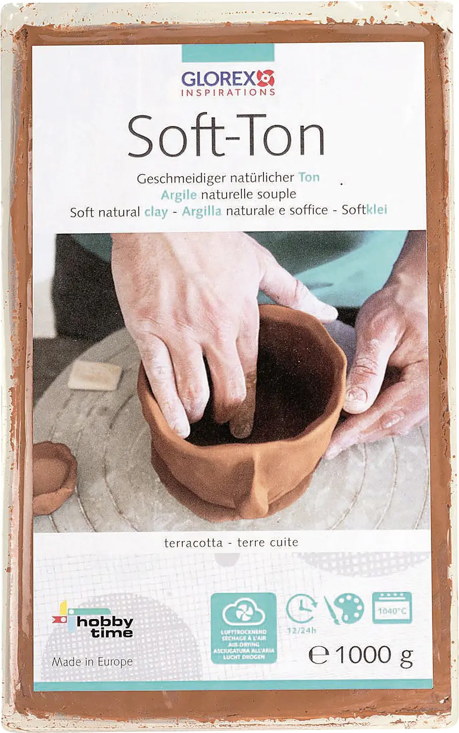Glorex Soft-Ton terracotta, 1000 g