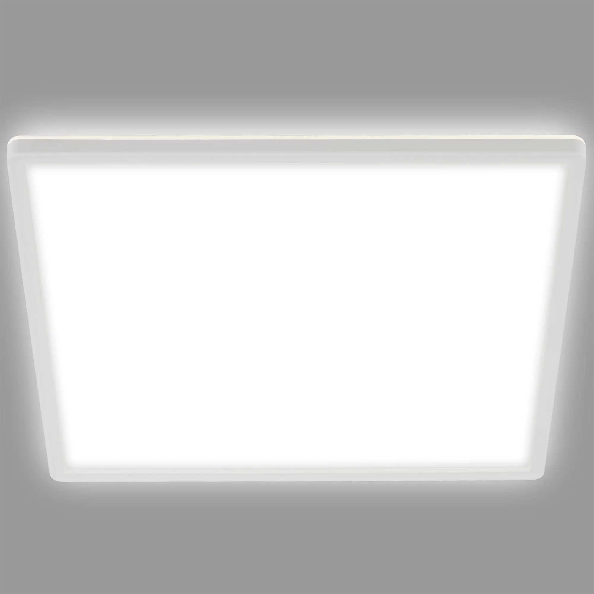 Briloner LED Deckenleuchte Slim Case weiß 42 x 42 cm warmweiß