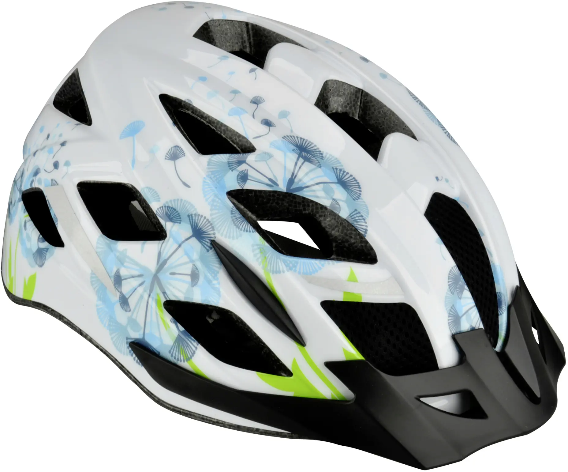 Fischer Fahrradhelm Urban Flower S/M weiß