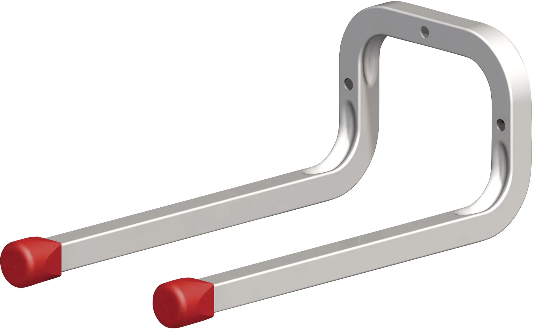 alfer Doppelhaken 200 mm 200 x 80 x 98 mm Stahl verzinkt Kappe rot