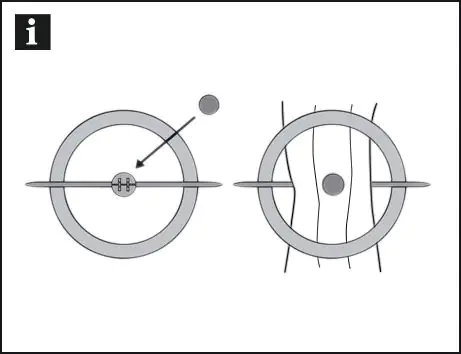 Gardinia Dekoring edelstahl-optik, Ø 18 cm
