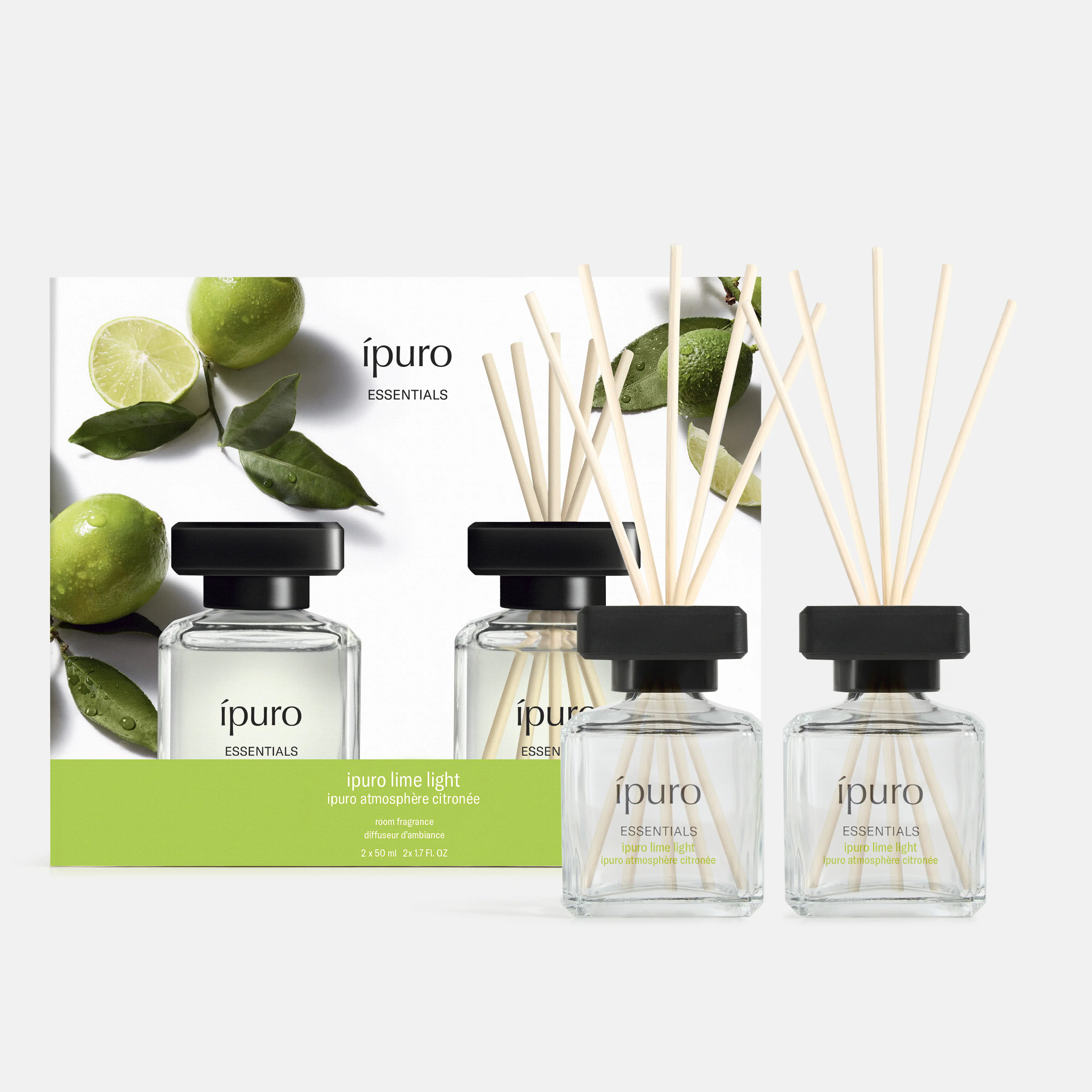 ipuro Raumduft Essentials Lime Light 2 x 50 ml