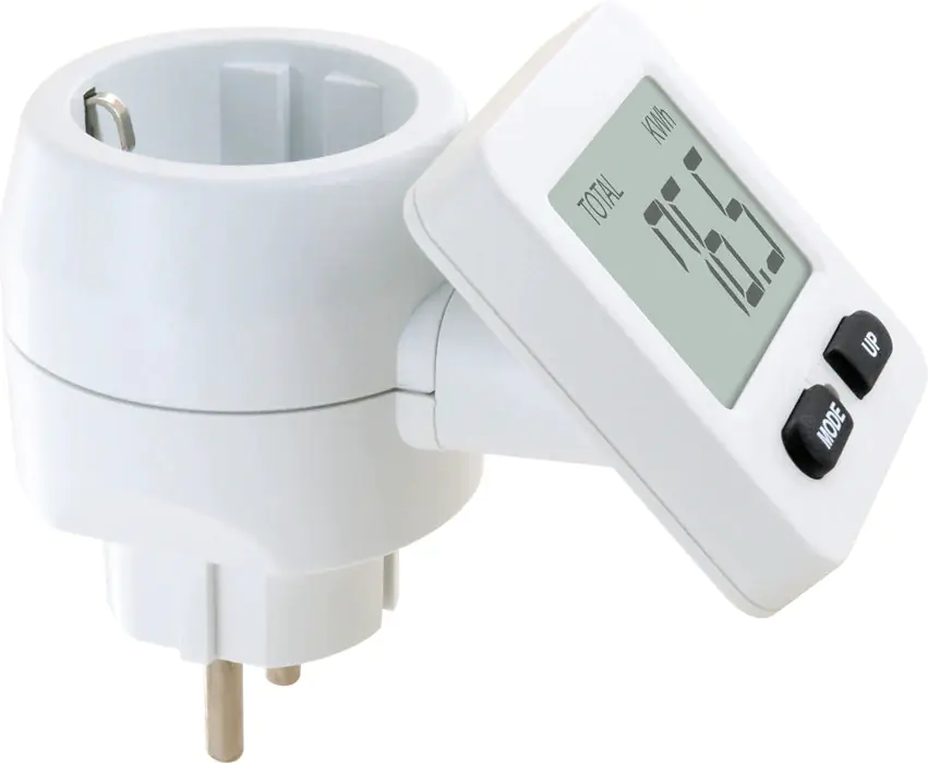 Schwaiger Energiekosten Messgerät STEM1180 Display drehbar, weiß