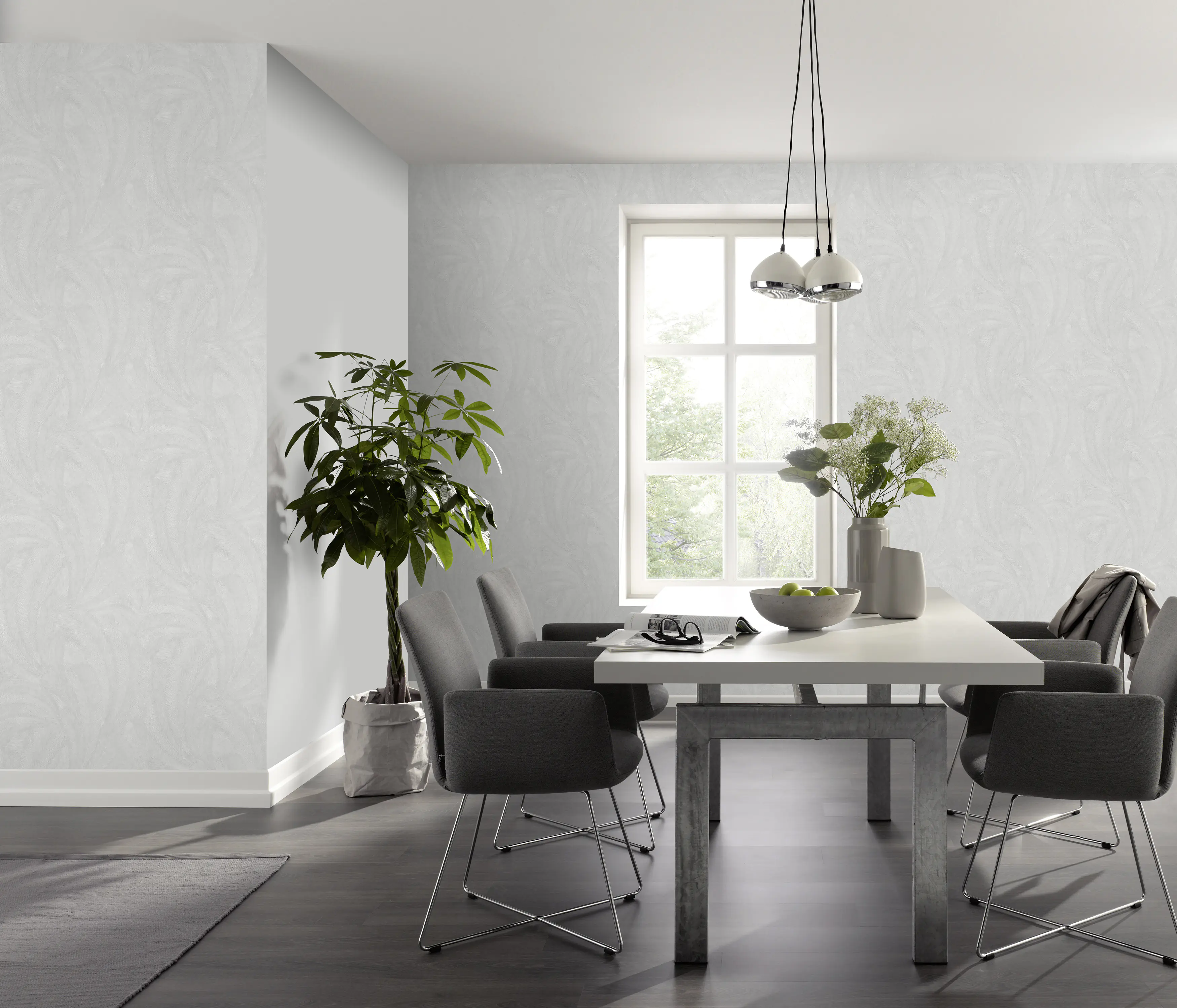 Erismann Vliestapete Ploom Floral grau 10,05 x 0,53 m