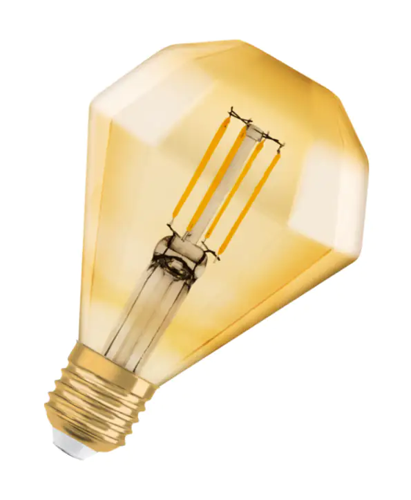Osram LED Leuchtmittel Diamant Vintage 1906 E27 4,5W warmweiß, amber