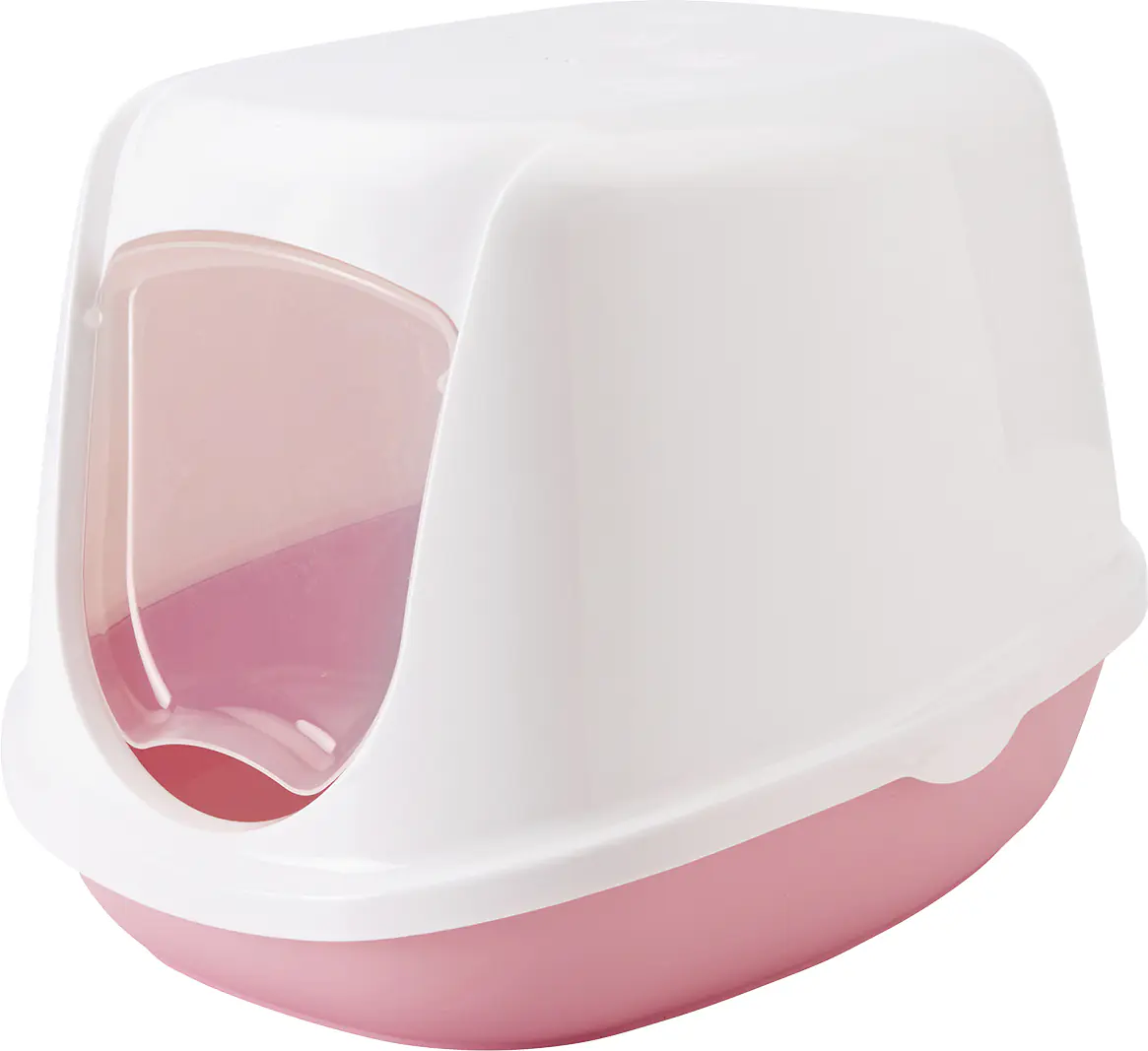 Nobby Katzentoilette Duchesse sweet pink-weiß 44,5 x 35,5 x 32 cm