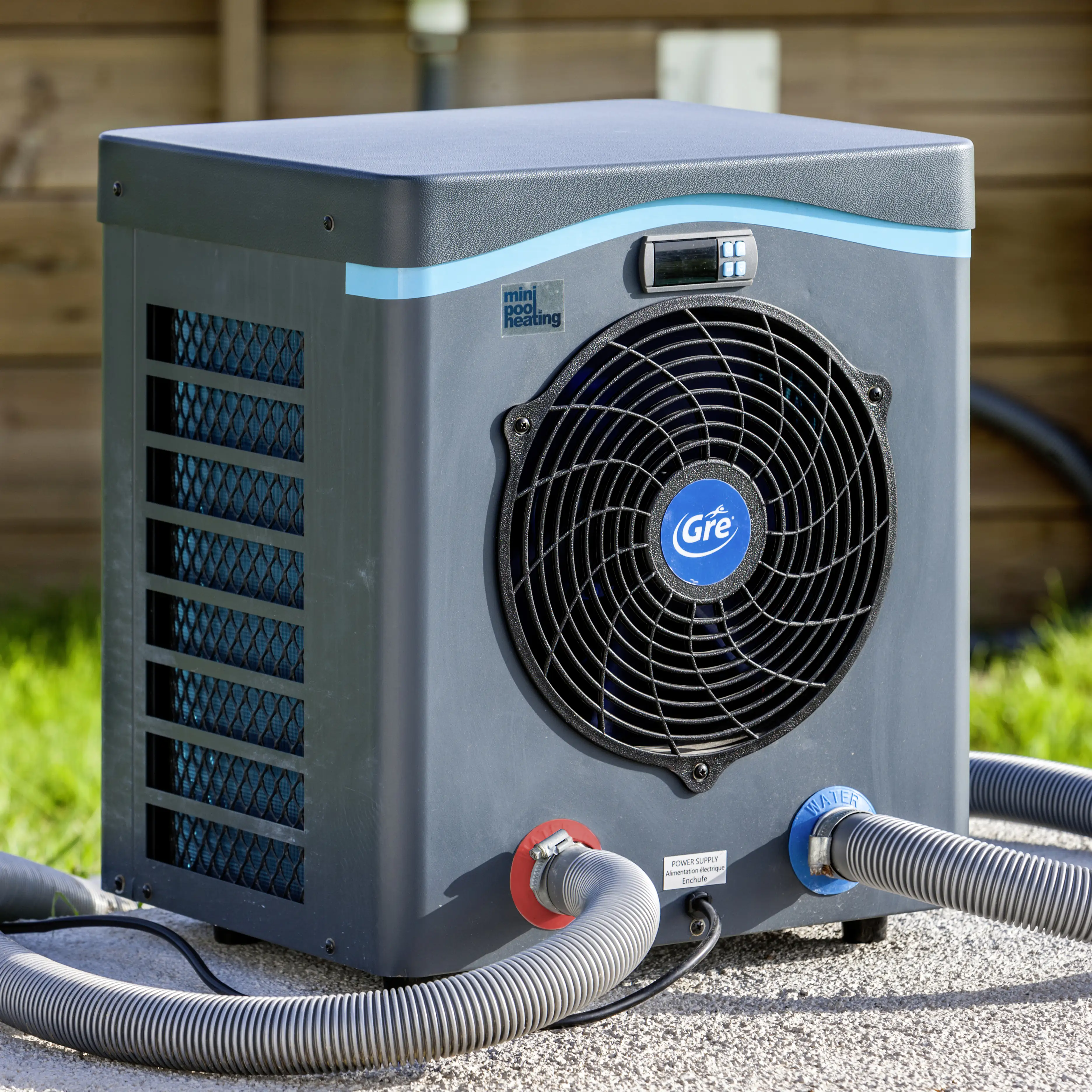 Gre Mini-Wärmepumpe Pools bis 30 m³ 43,5 x 43 x 46 cm