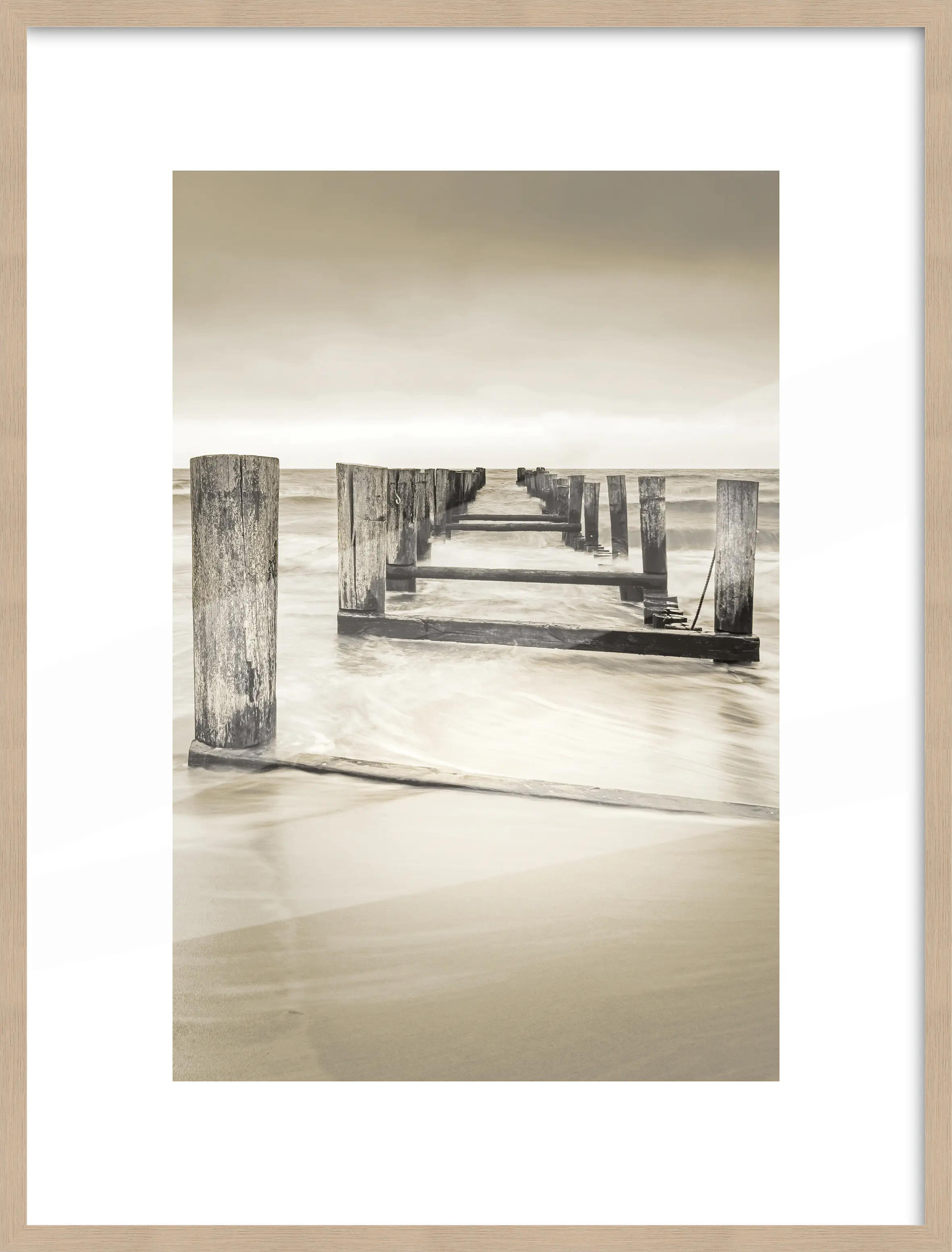 Bilderrahmen Holz Luzern eiche 60 x 80 cm