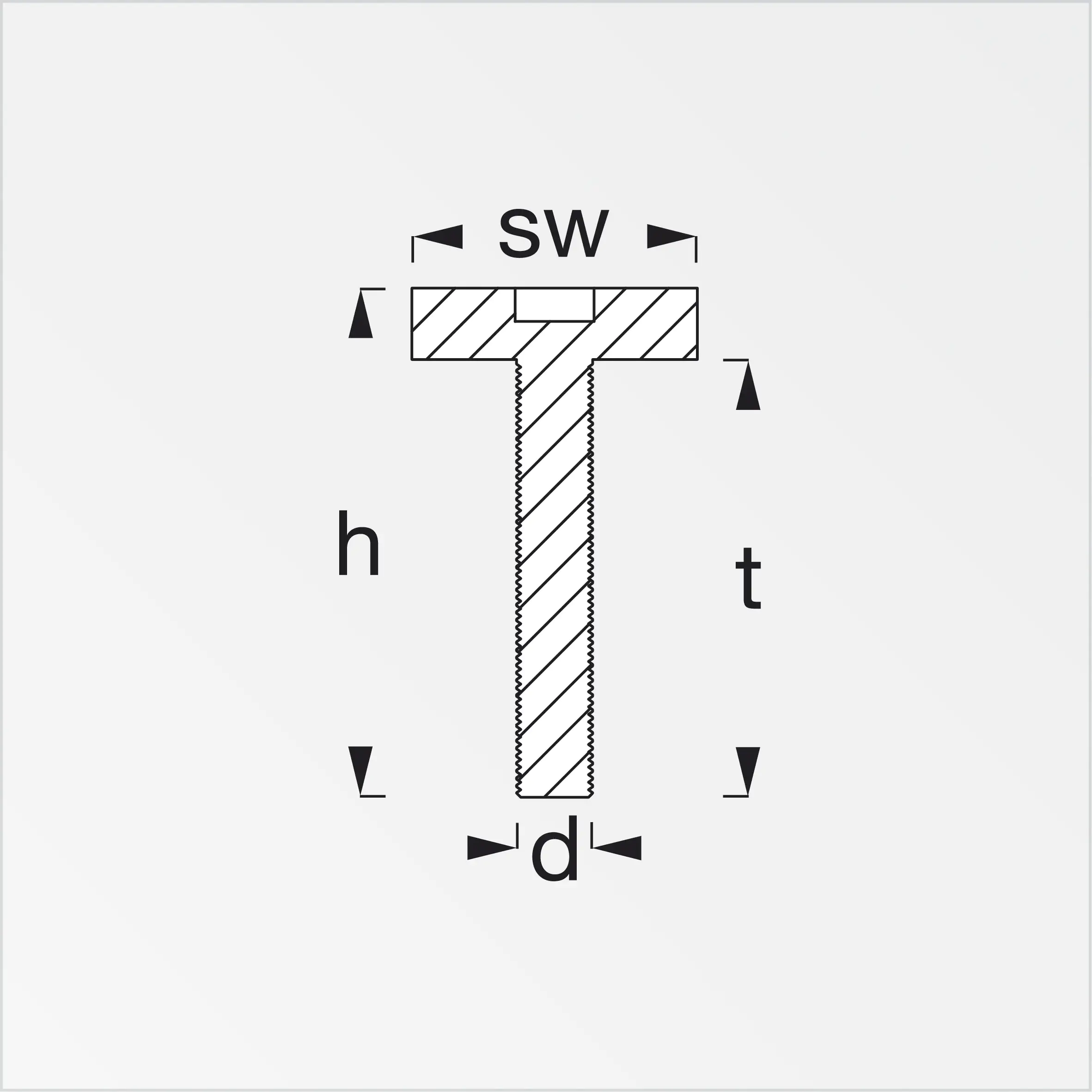 alfer Justierfuß mit Gewinde M8 PVC (Kunststoff) glatt schwarz