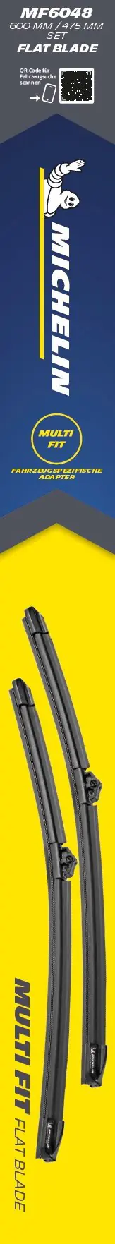 Michelin Scheibenwischer Multi Fit Set MF6048 Michelin Scheibenwischer Multi Fit Set MF6048