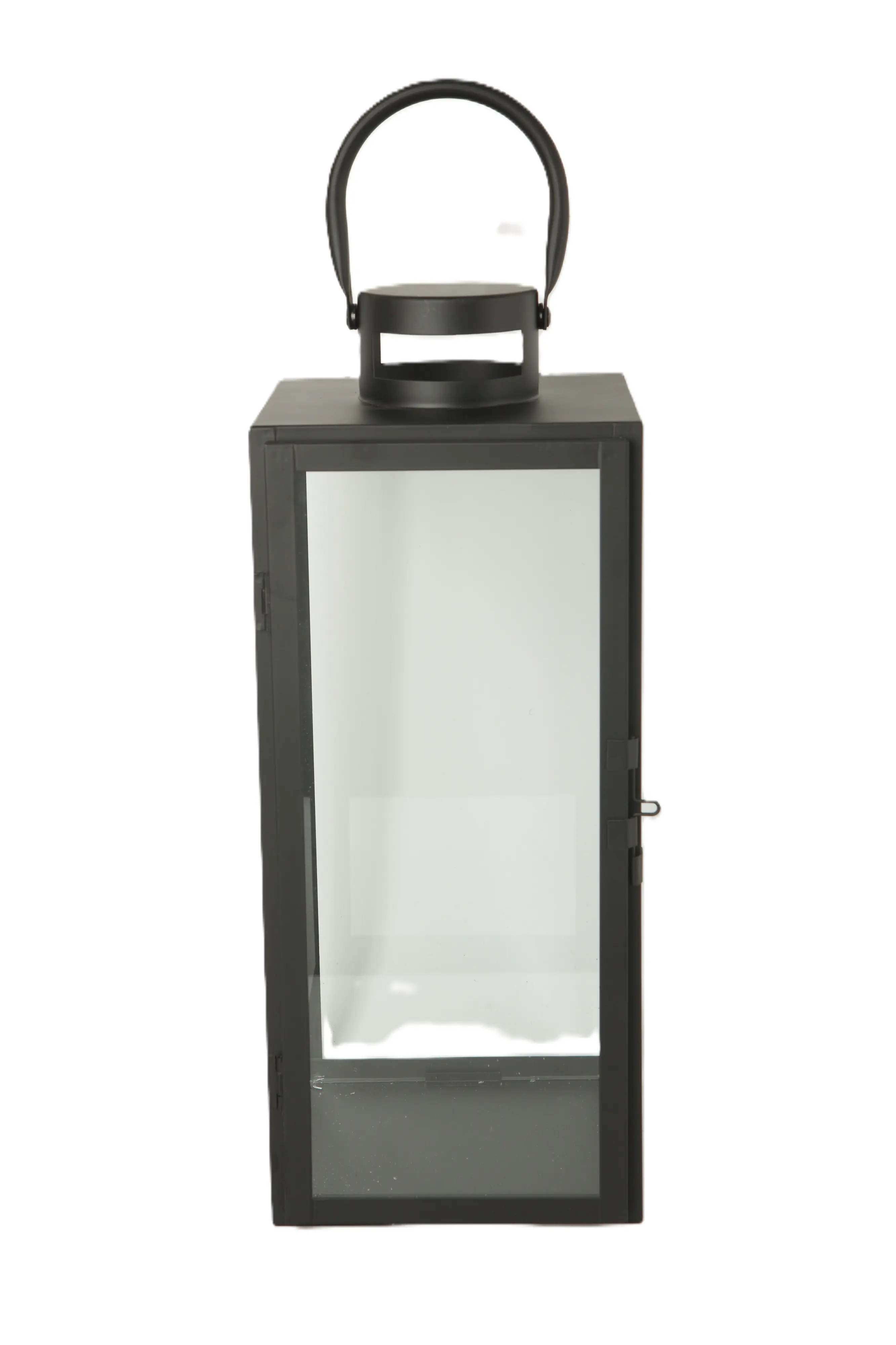 TrendLine Deko Laterne Metall 16,5 x 17 x 41 cm schwarz