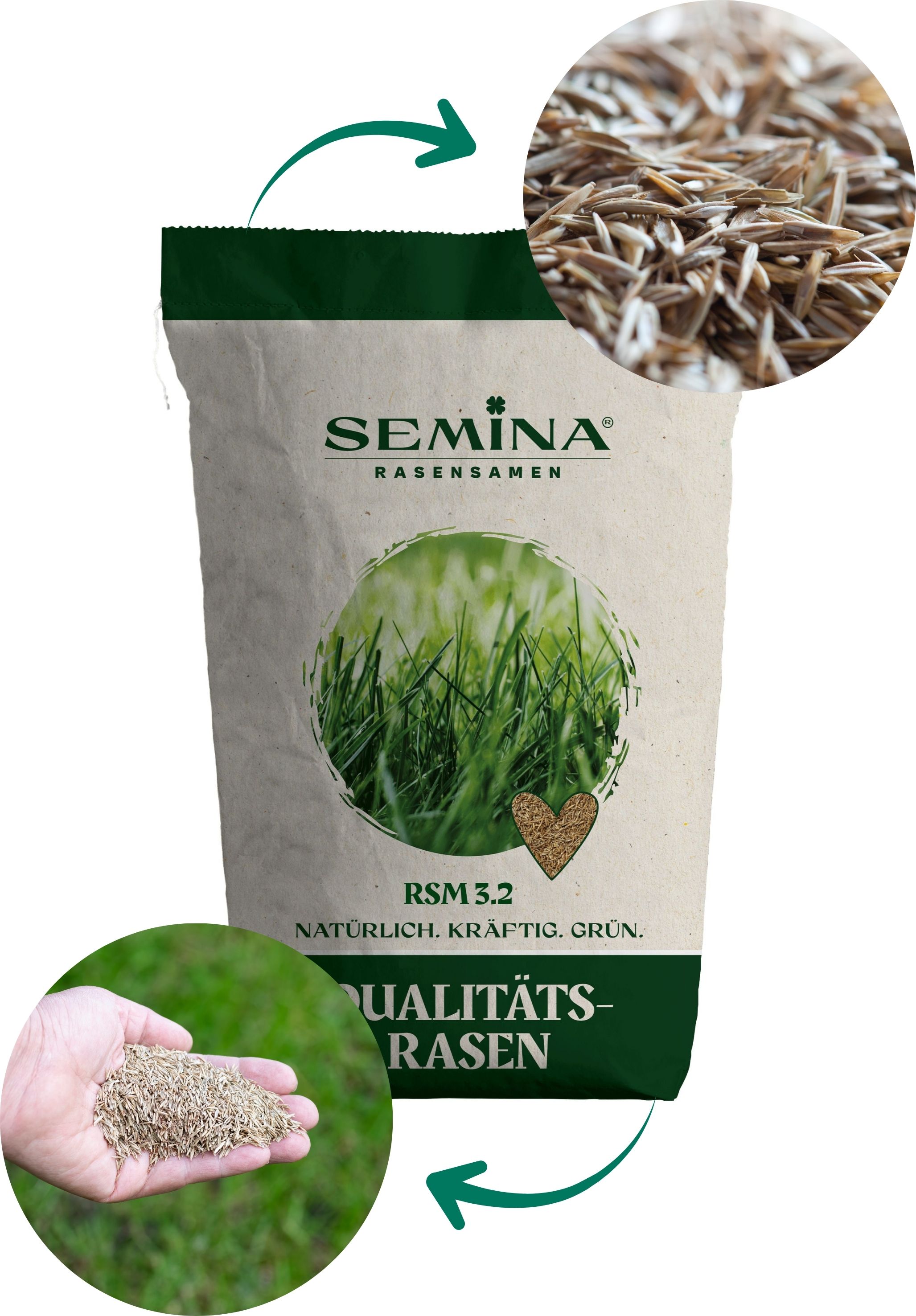 Rasetta Nachsaatrasen Sportrasen Regeneration 10 kg RSM 3.2