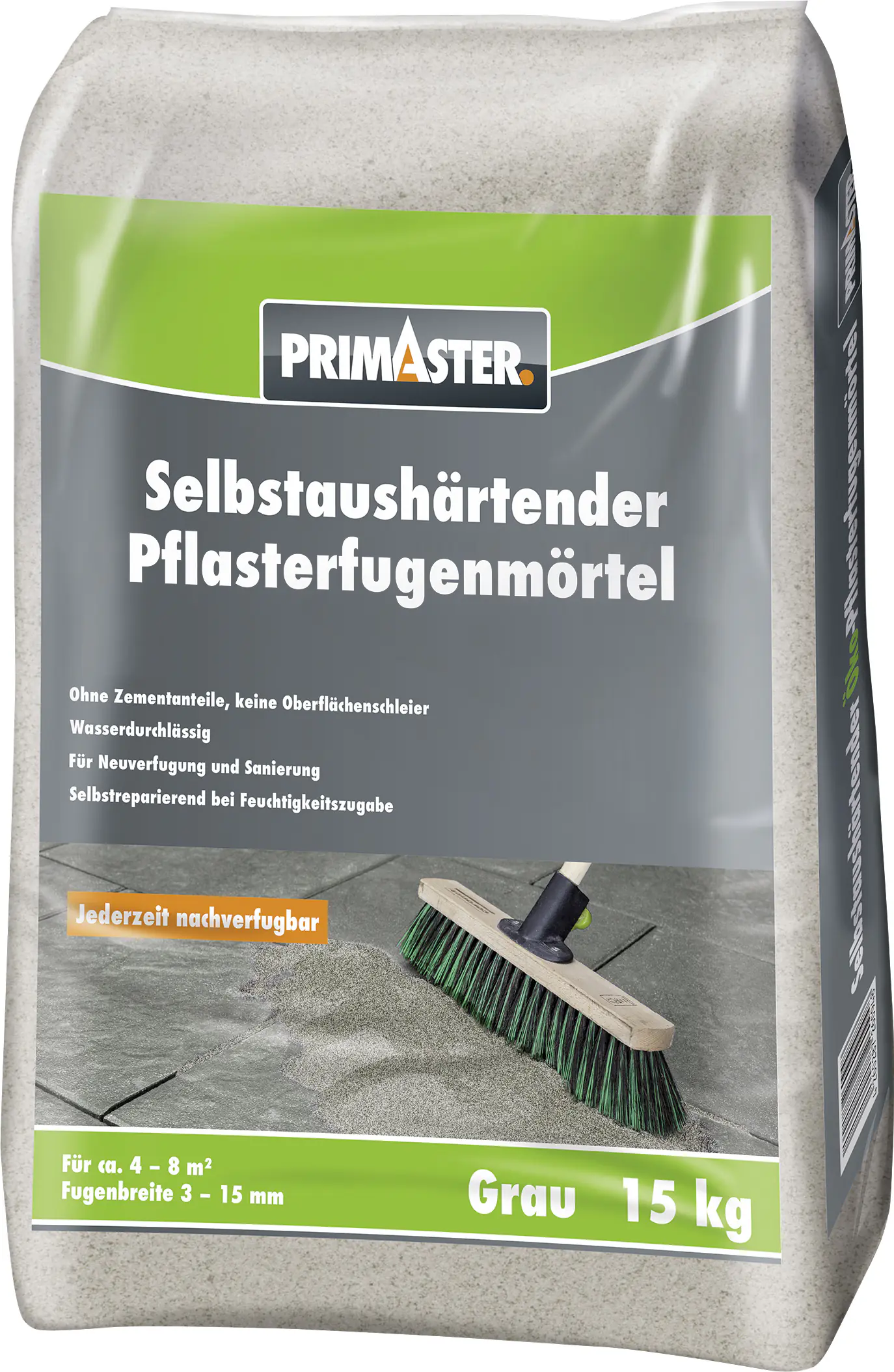 Primaster Pflasterfugenmörtel selbstaushärtend 15 kg grau