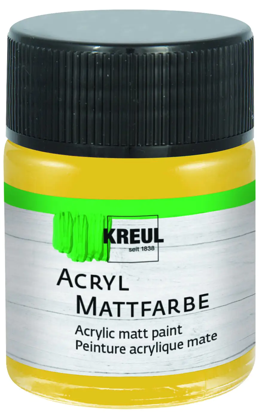 Kreul Acryl Mattfarbe gold 50 ml