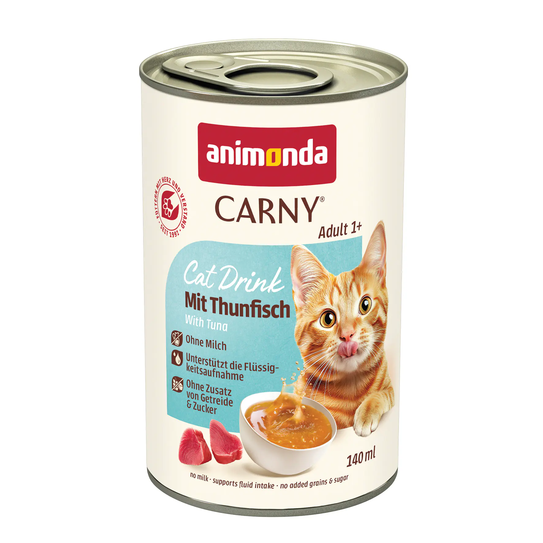 Animonda Carny Cat Drink Katzensnack Adult 140 ml Thunfisch