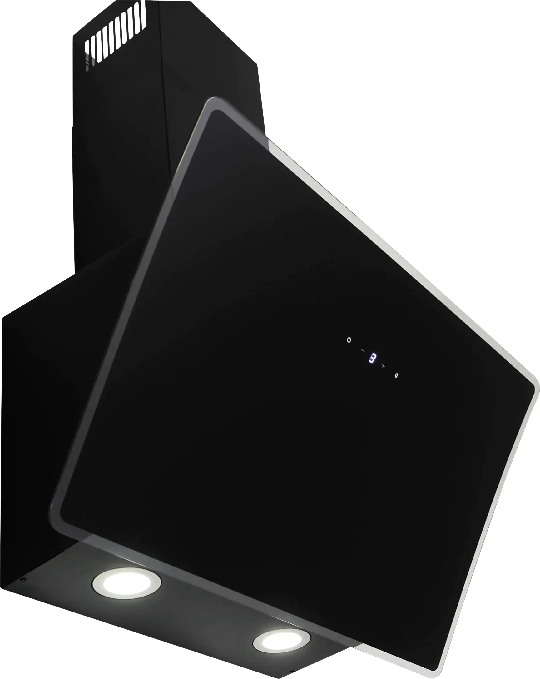 Respekta Dunstabzugshaube mit Glasschirm schwarz 60 cm