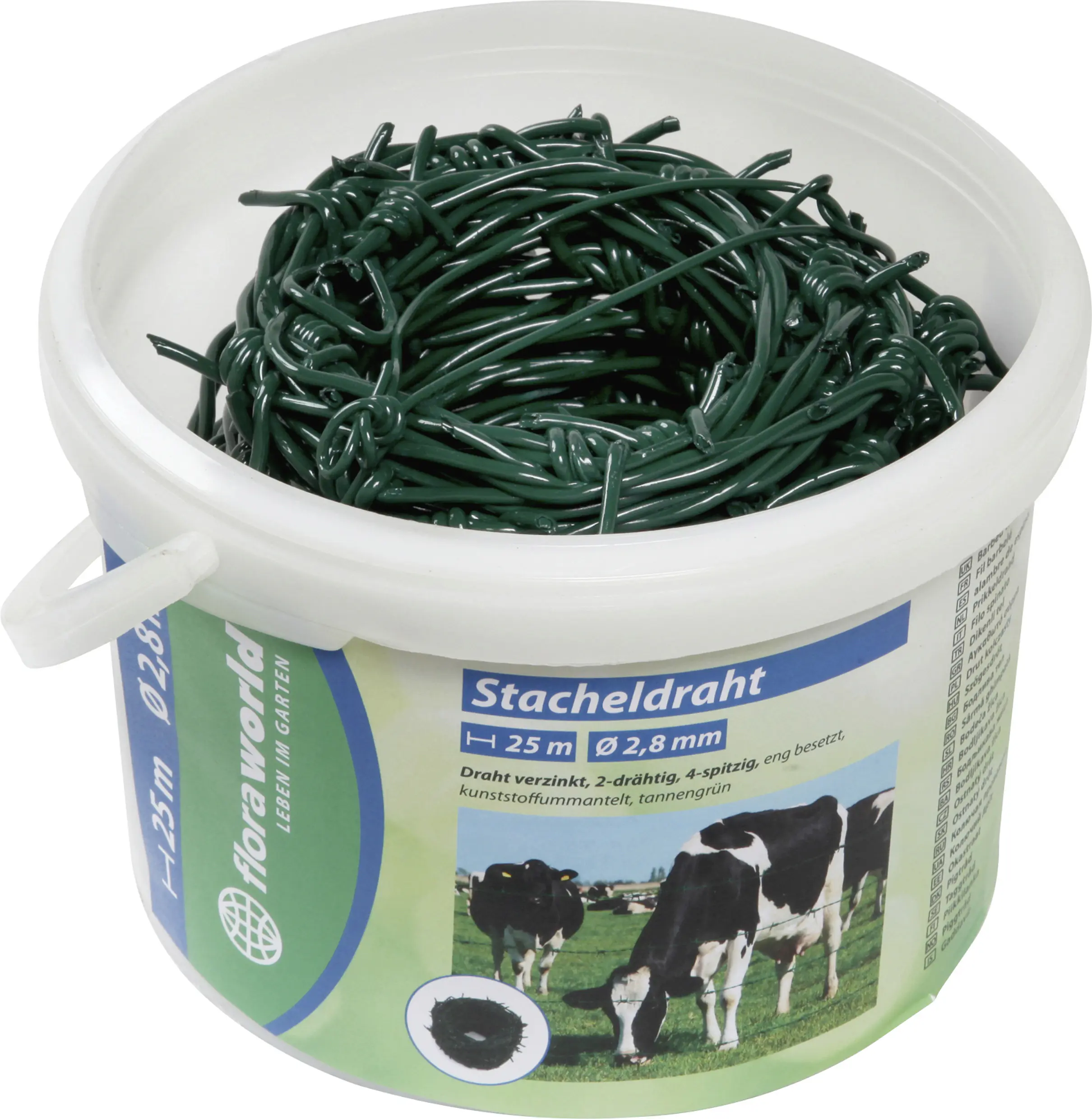 Floraworld Stacheldraht 25 x 2,8 mm verzinkt