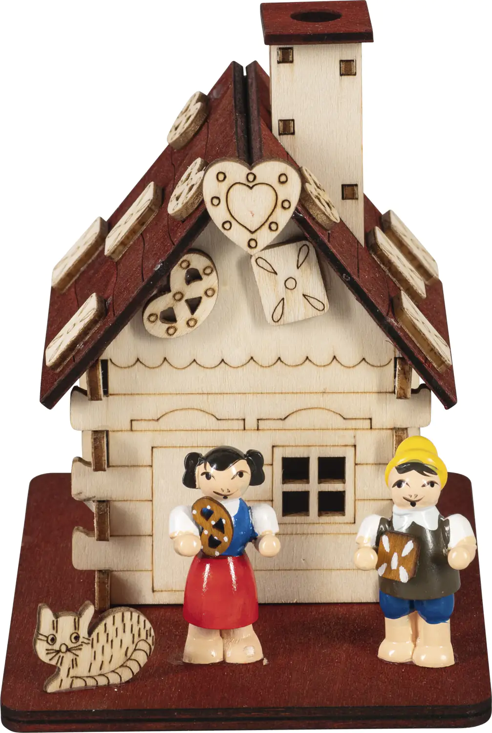 HGD Räucherhaus Hänsel und Gretel 12 x 8,5 x 11 cm