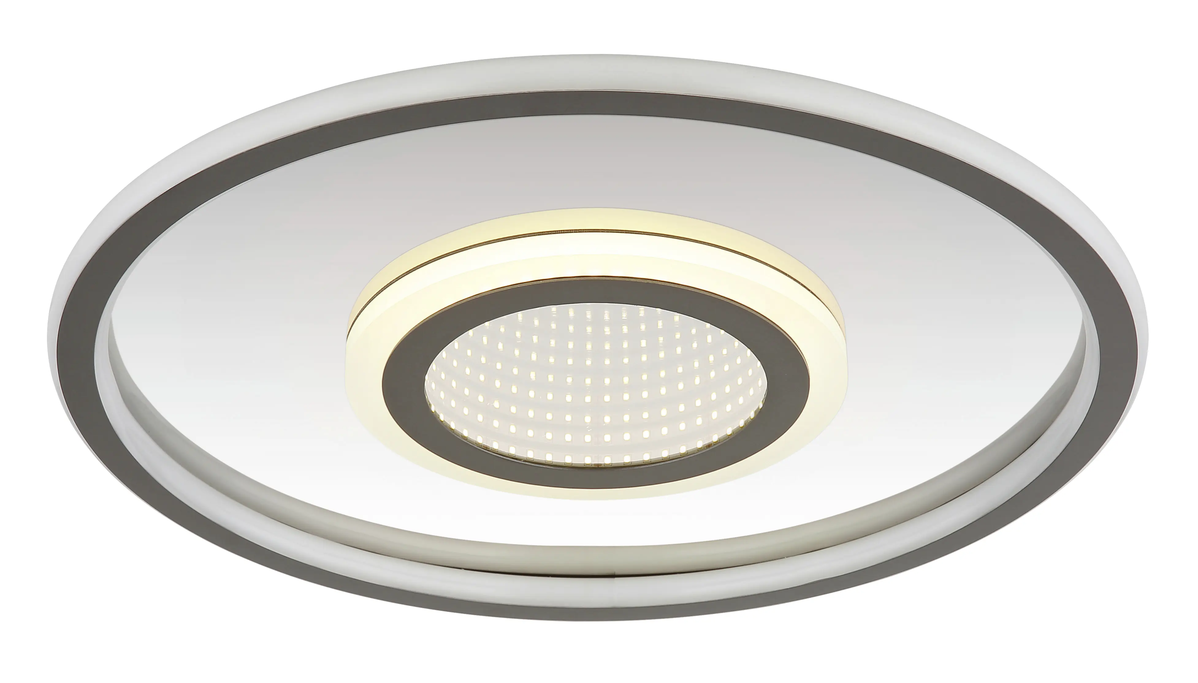 Globo Deckenleuchte Cara Ø 43,2 x 5 cm grau CCT