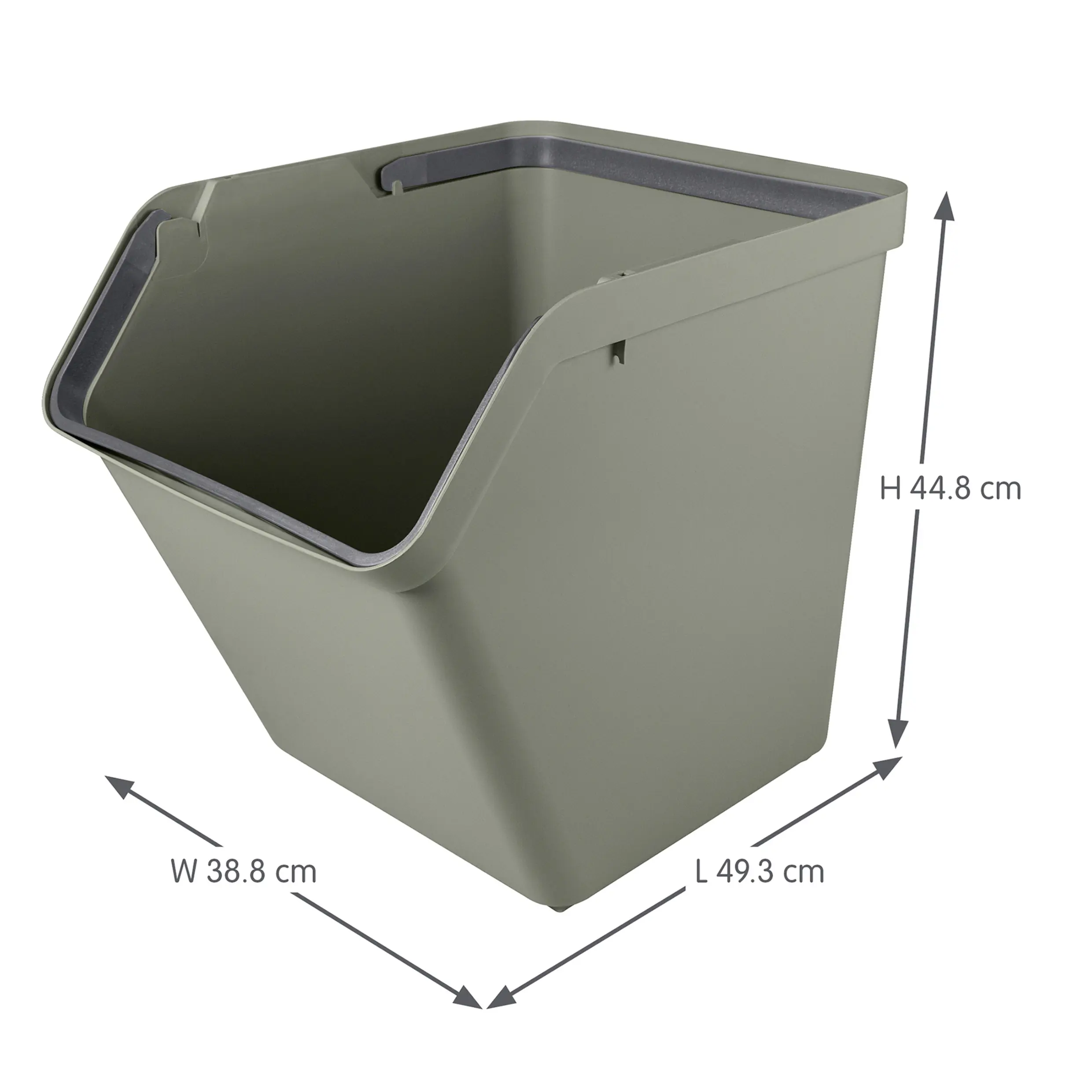 Sunware Sortiereinheit Sigma Home 60 L dunkelgrün