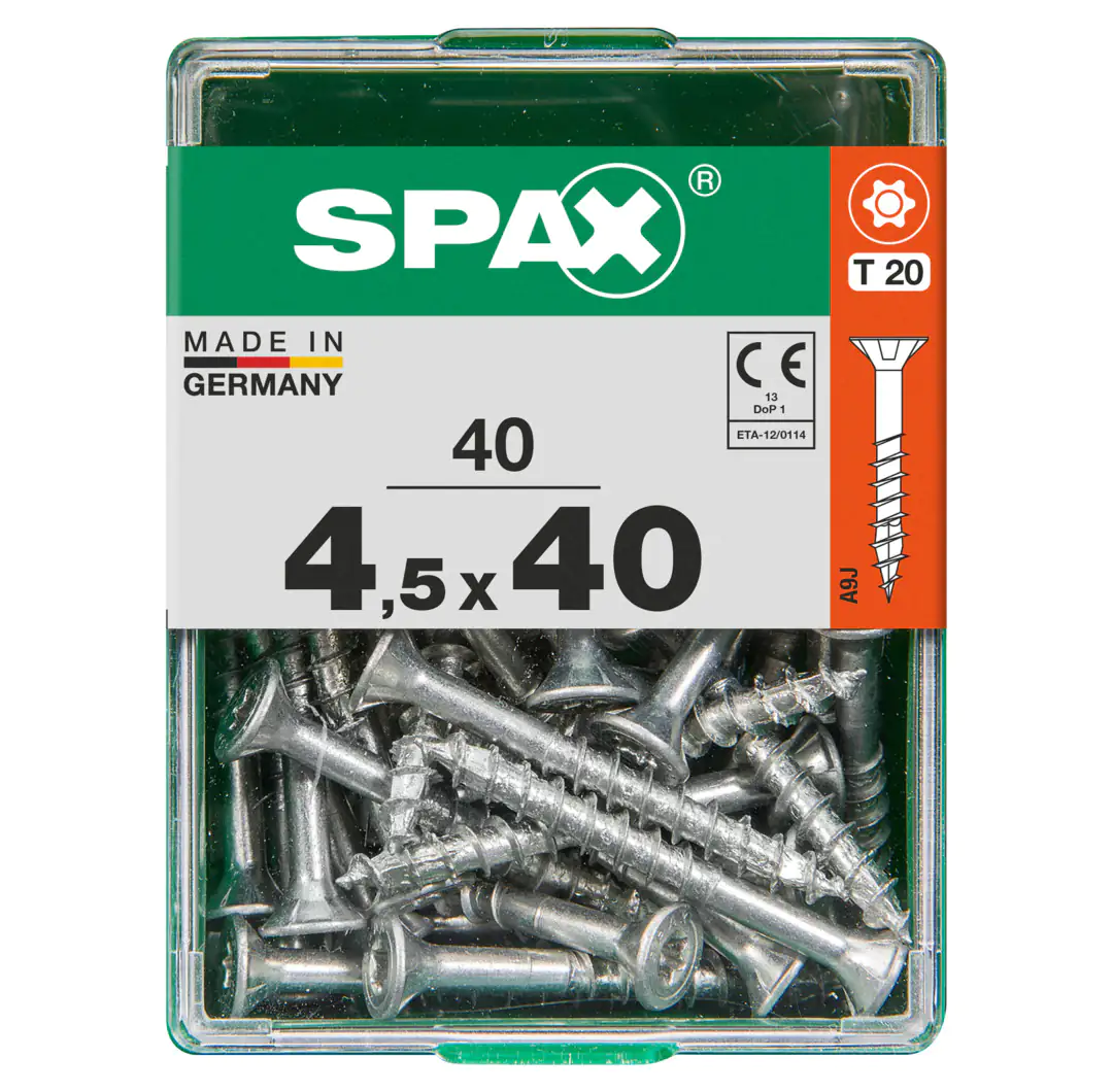 Spax Universalschrauben 4.5 x 40 mm TX 20 - 40 Stk.
