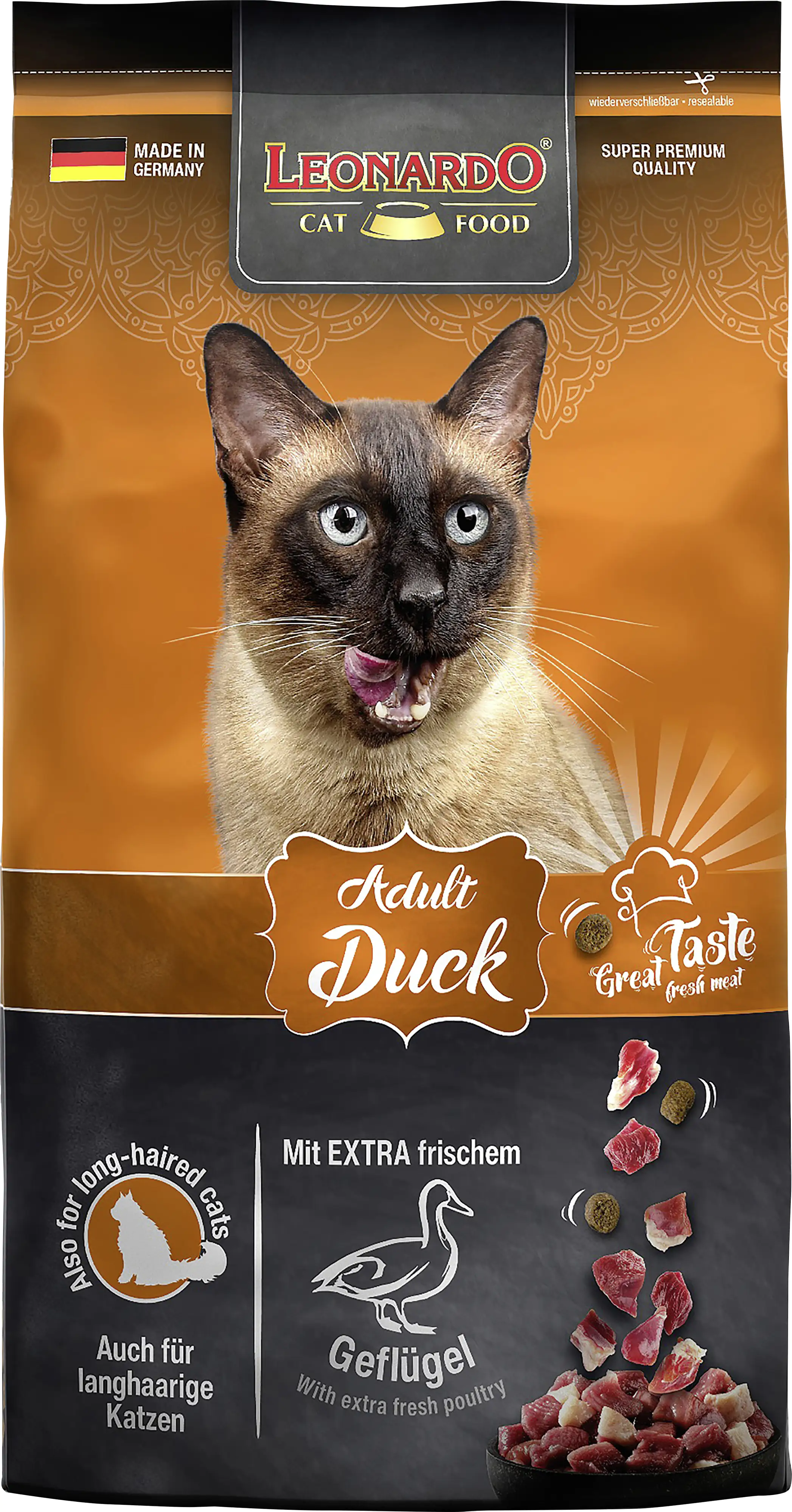 Leonardo Katzentrockenfutter  Leo Ad Ente 1,8 kg