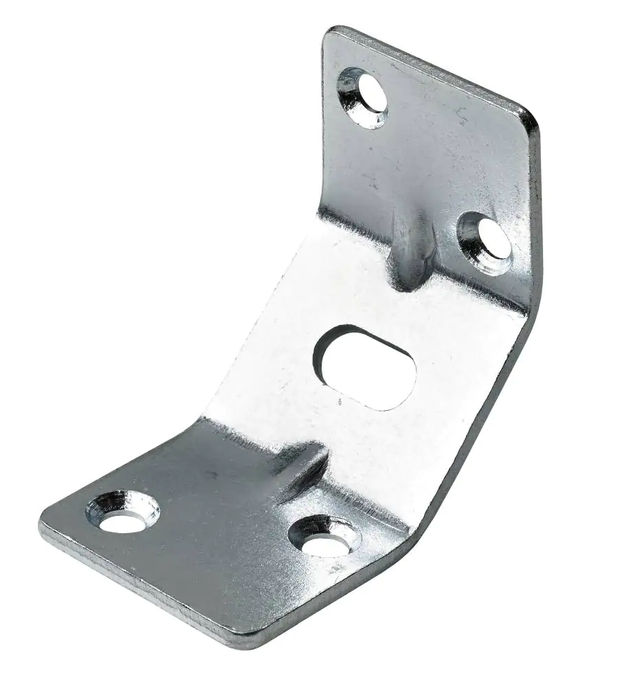 Hettich Tischbeineckverbinder 3,5 x 5,0 cm Stahl verzinkt - 1 Stück