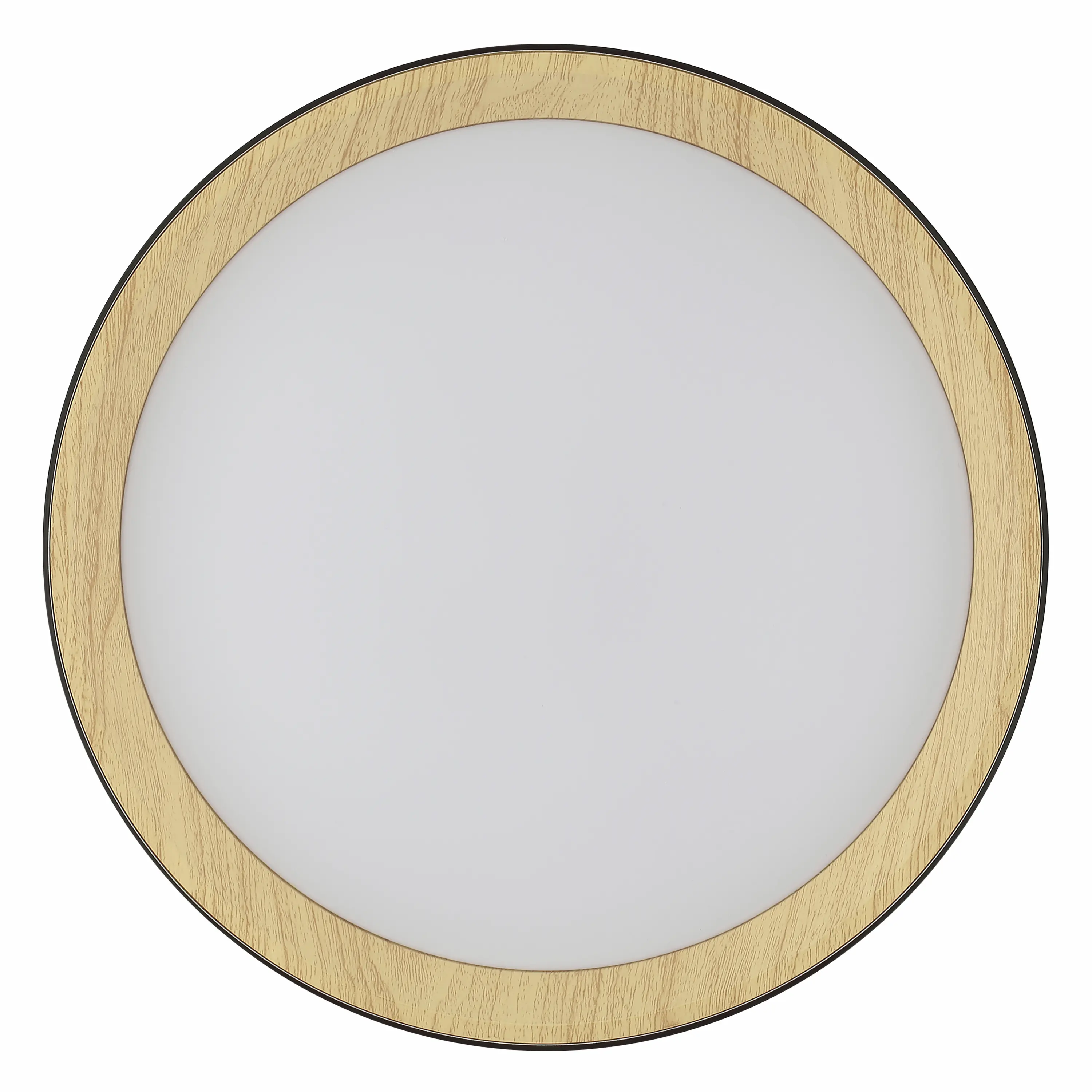 Brilliant LED Deckenleuchte Larios Ø 39 x 7,7 cm warmweiß-kaltweiß holz schwarz