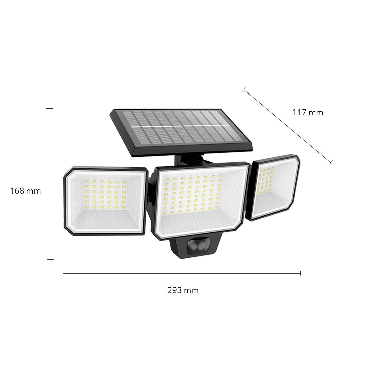 Philips LED Solar-Wandstrahler Nysil schwarz 29,3 x 16,8 cm mit Bewegungsmelder Philips LED Solar-Wandstrahler Nysil schwarz 29,3 x 16,8 cm mit Bewegungsmelder