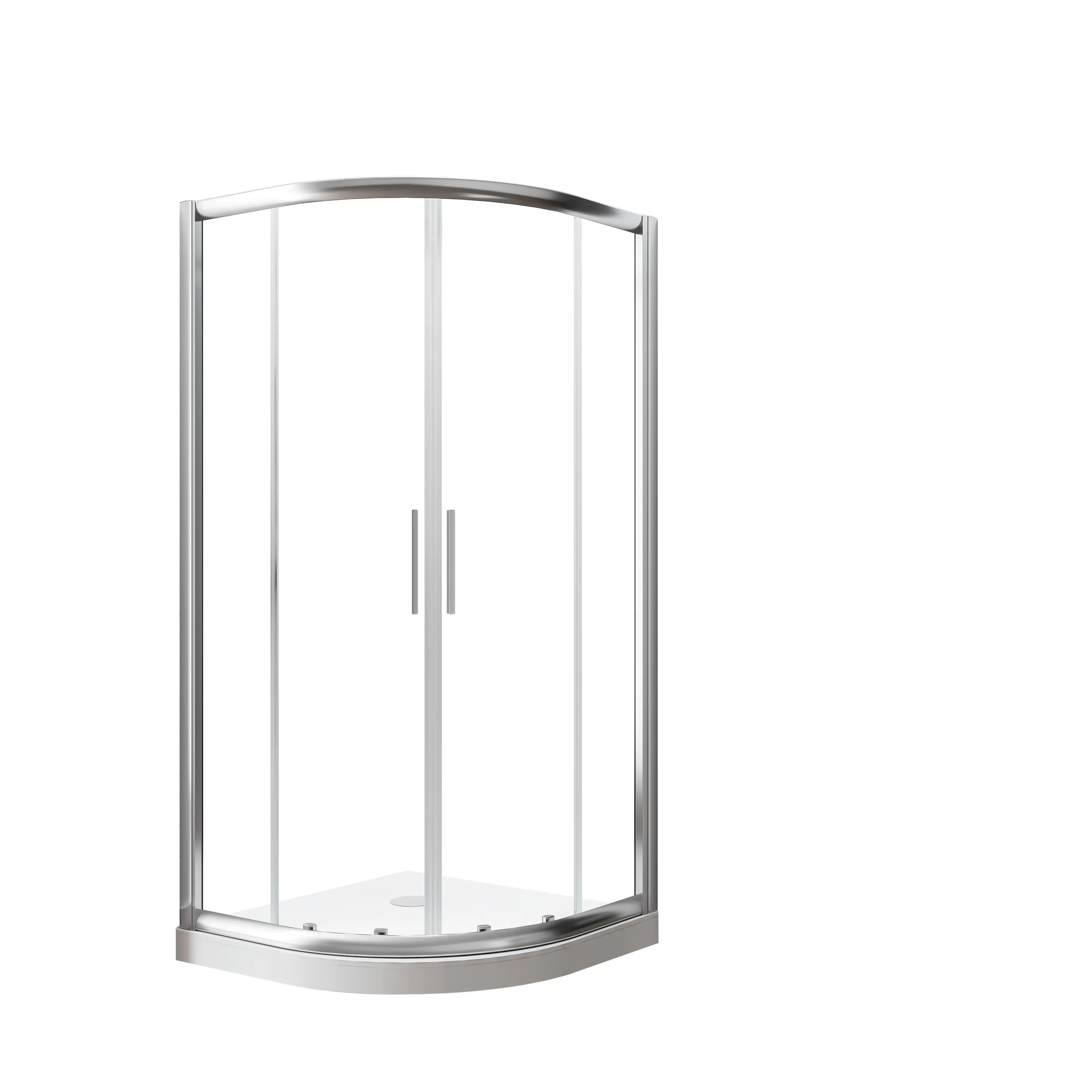 4060991038143_2 Schulte Viertelkreisdusche Duschwanne 80 x 80 x 185 cm Kristall/Trend